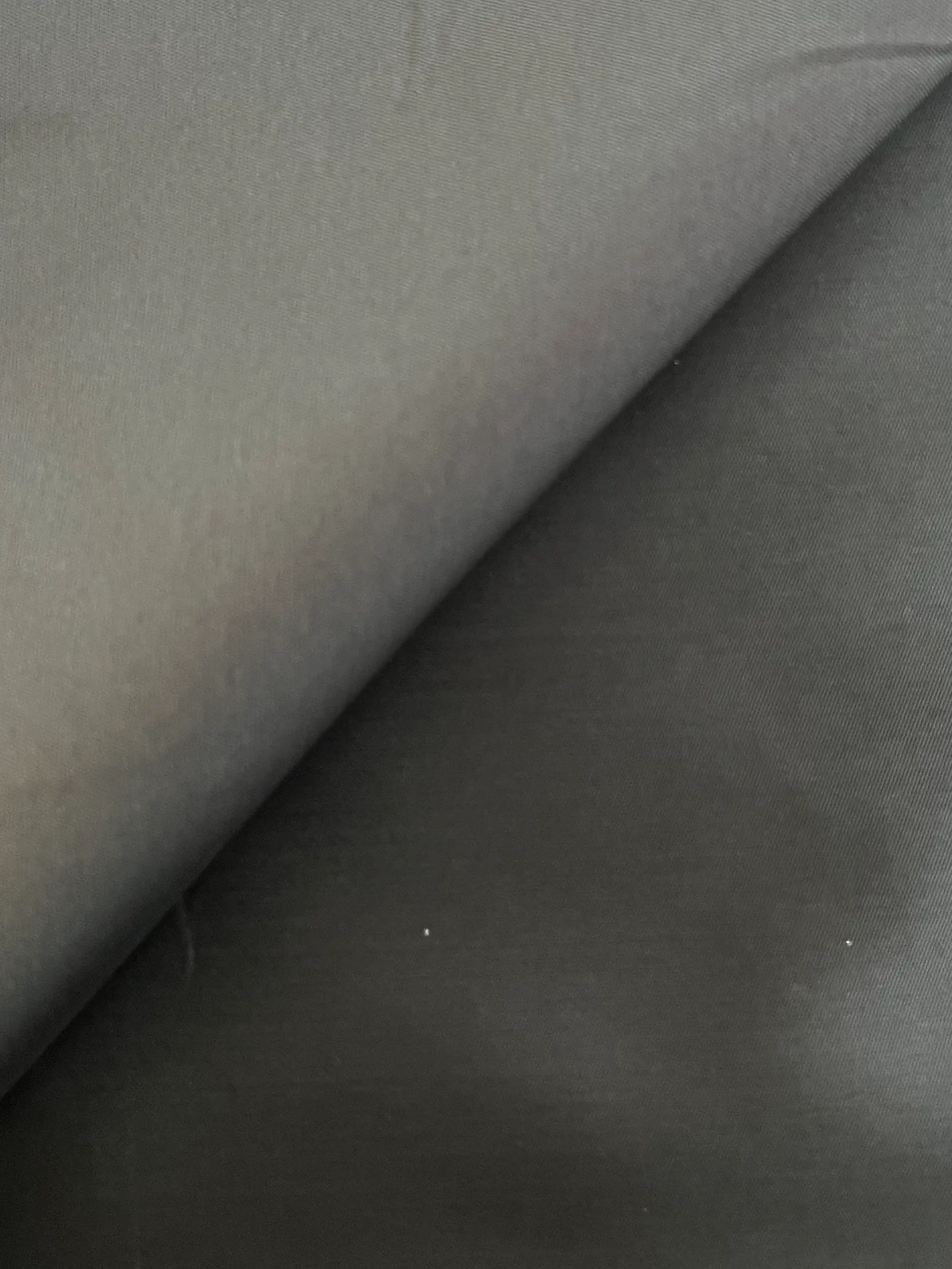 Silk & Polyester Mikado in Charcoal Grey