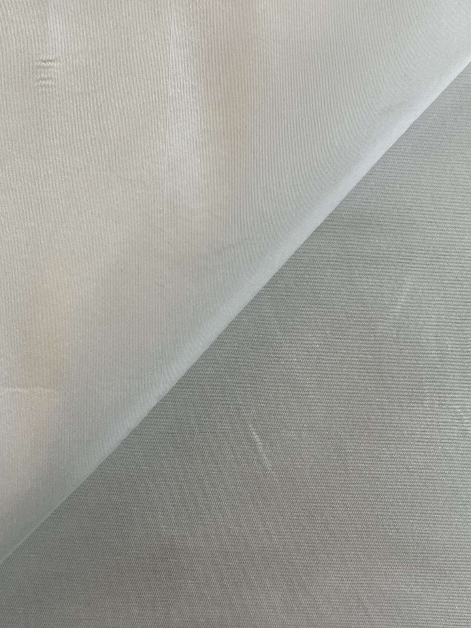 Silk & Polyester Mikado in Off White