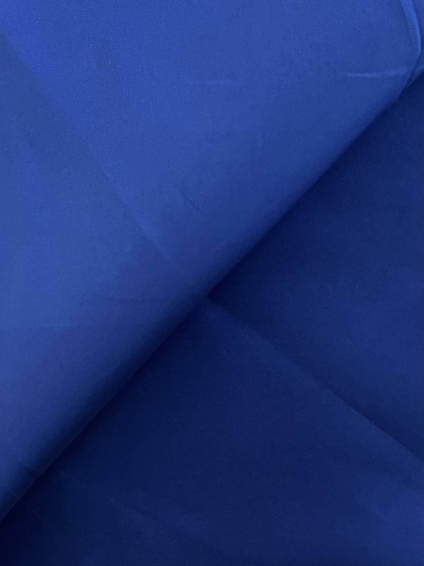 Silk & Polyester Mikado in Royal Blue