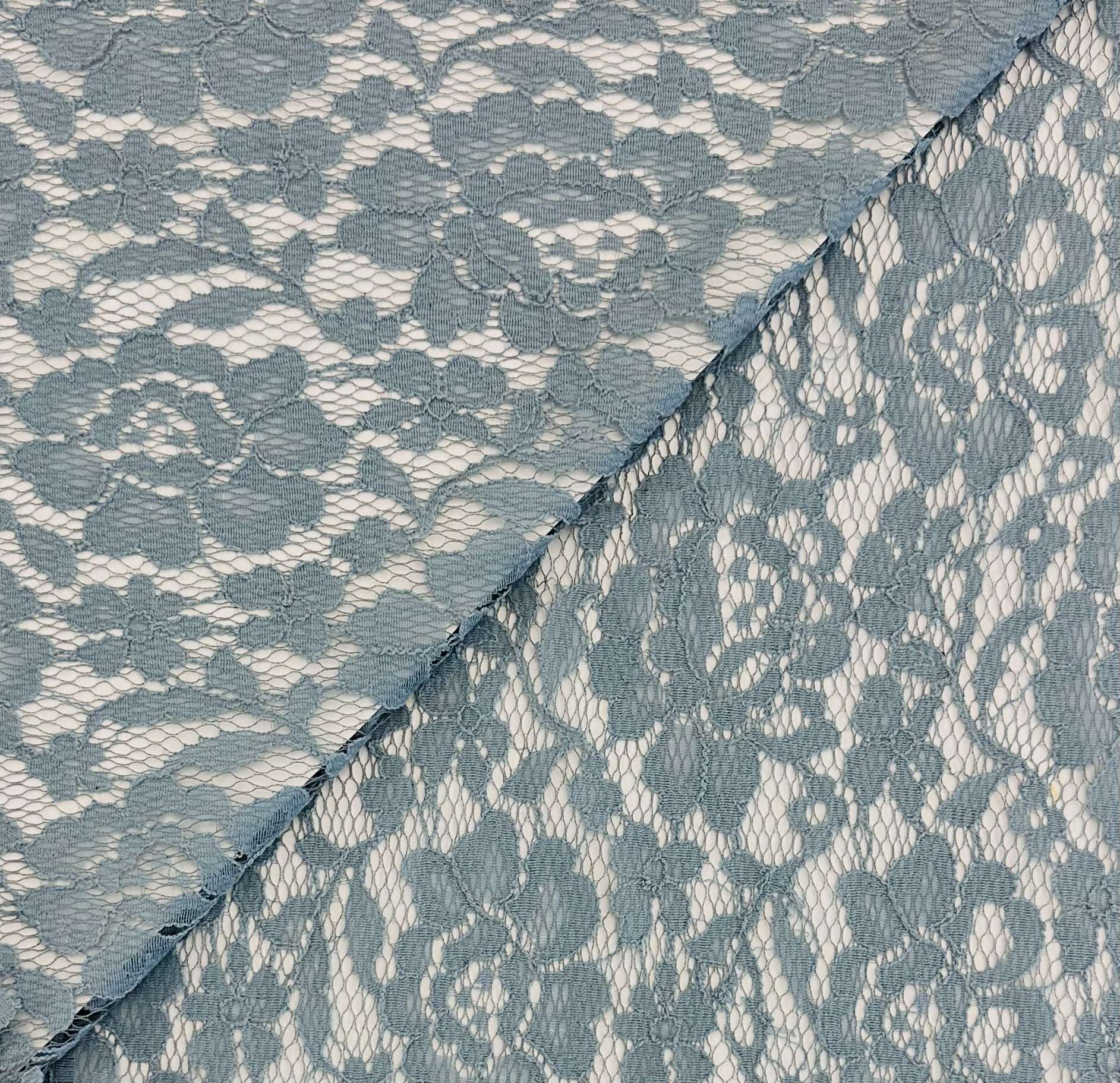 Cotton Blend Lace in Powder Blue