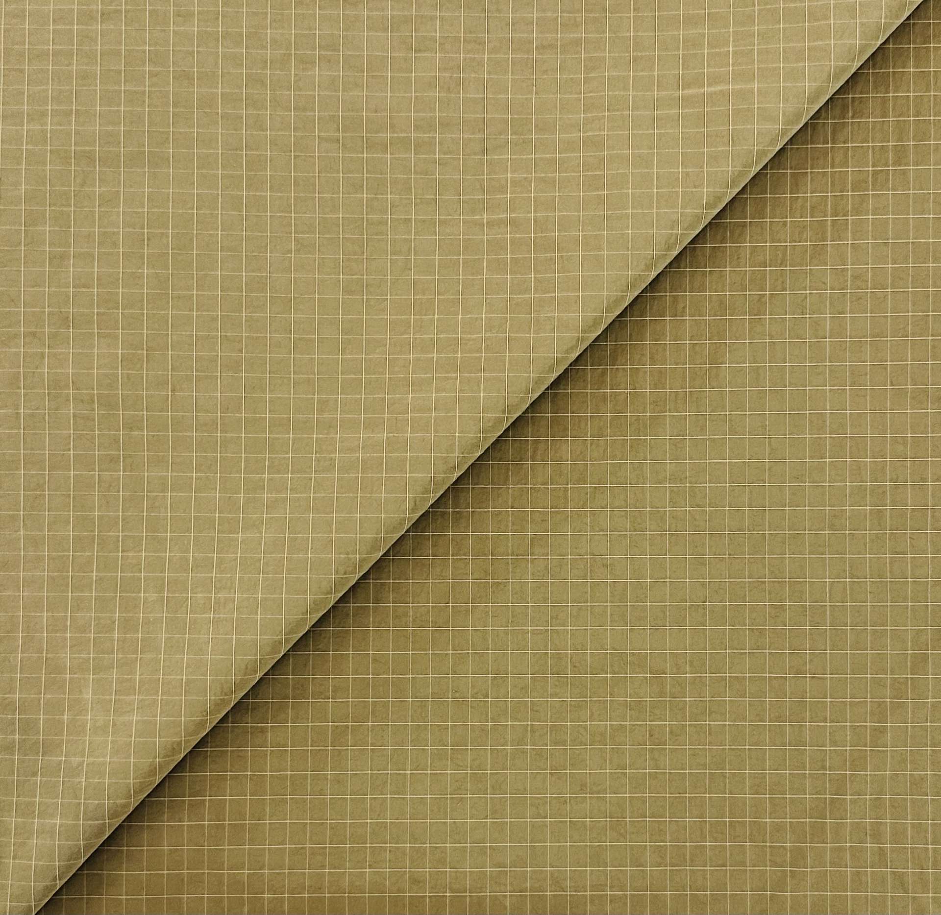 Waterproof Nylon Ripstop in Split Pea