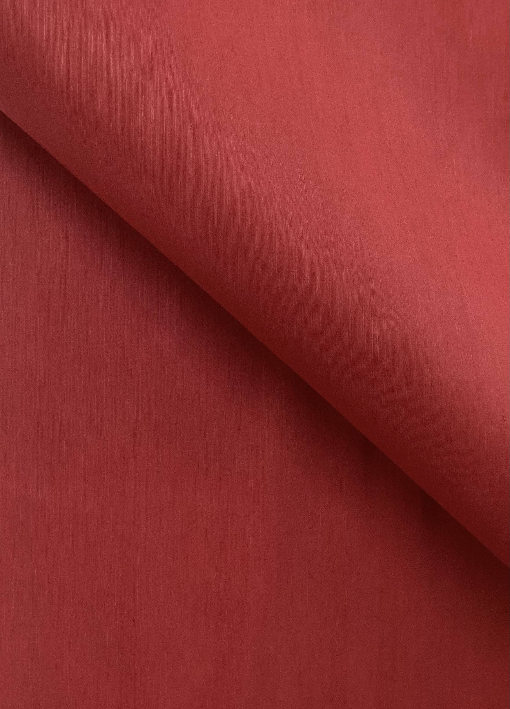 Imported Silk & Linen Shantung In Poppy