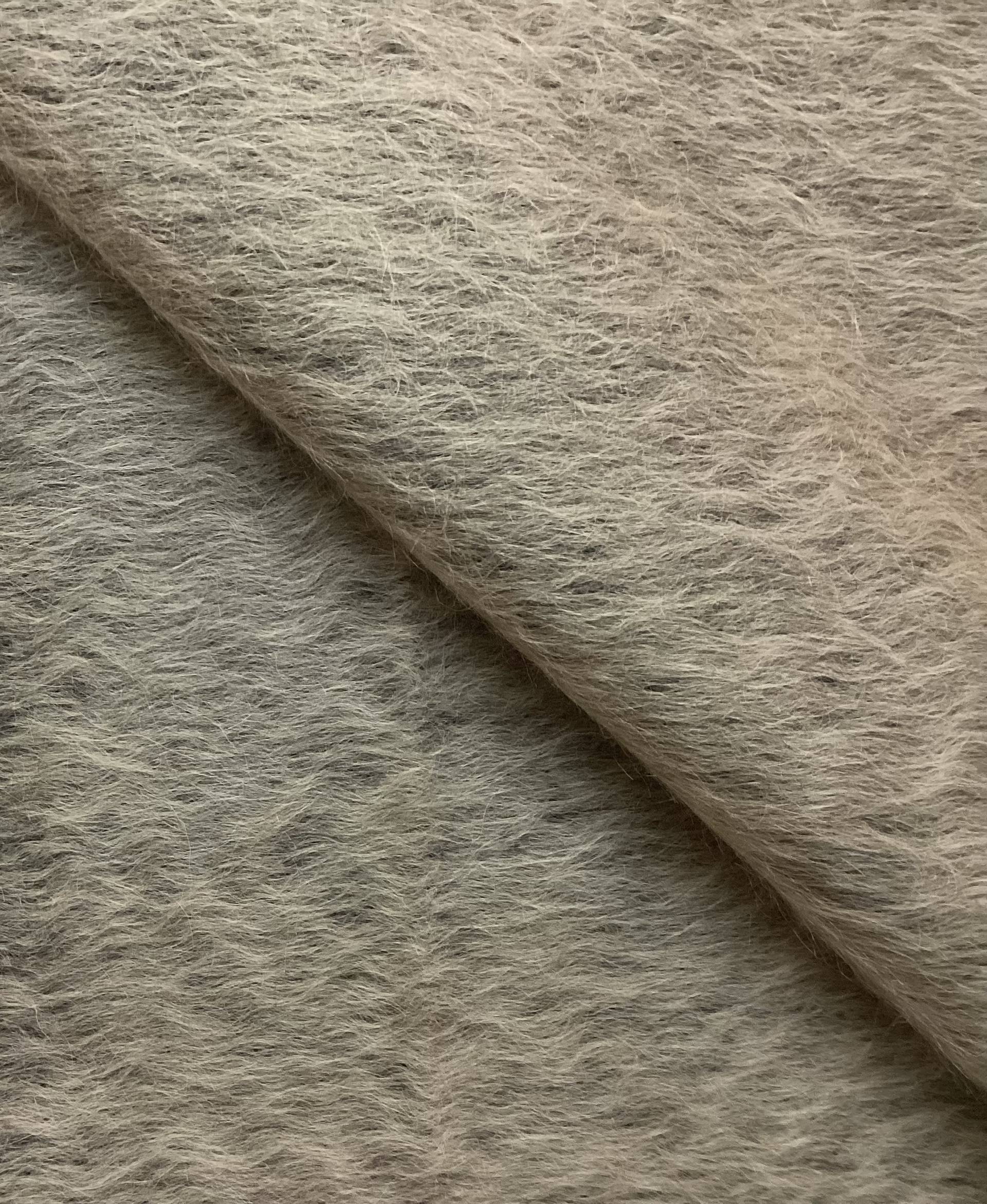 Made In Italy Wool & Mohair Lightweight Coating In Cement