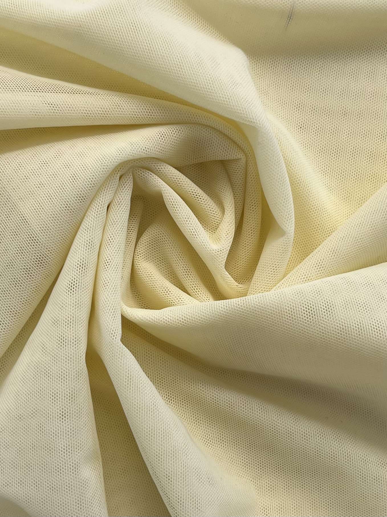 Stretch Tulle in Ivory