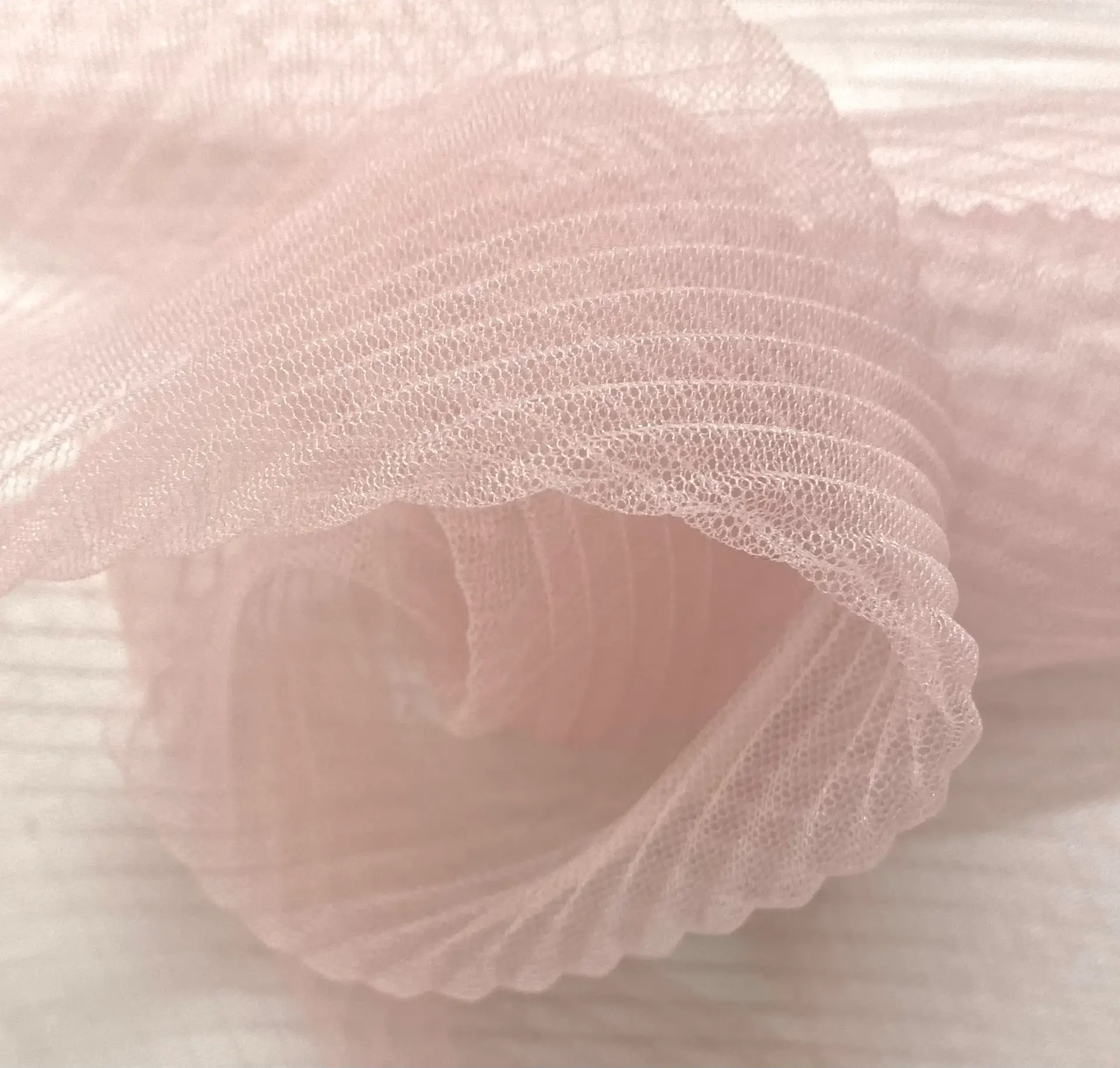 Pleated Nylon Tulle