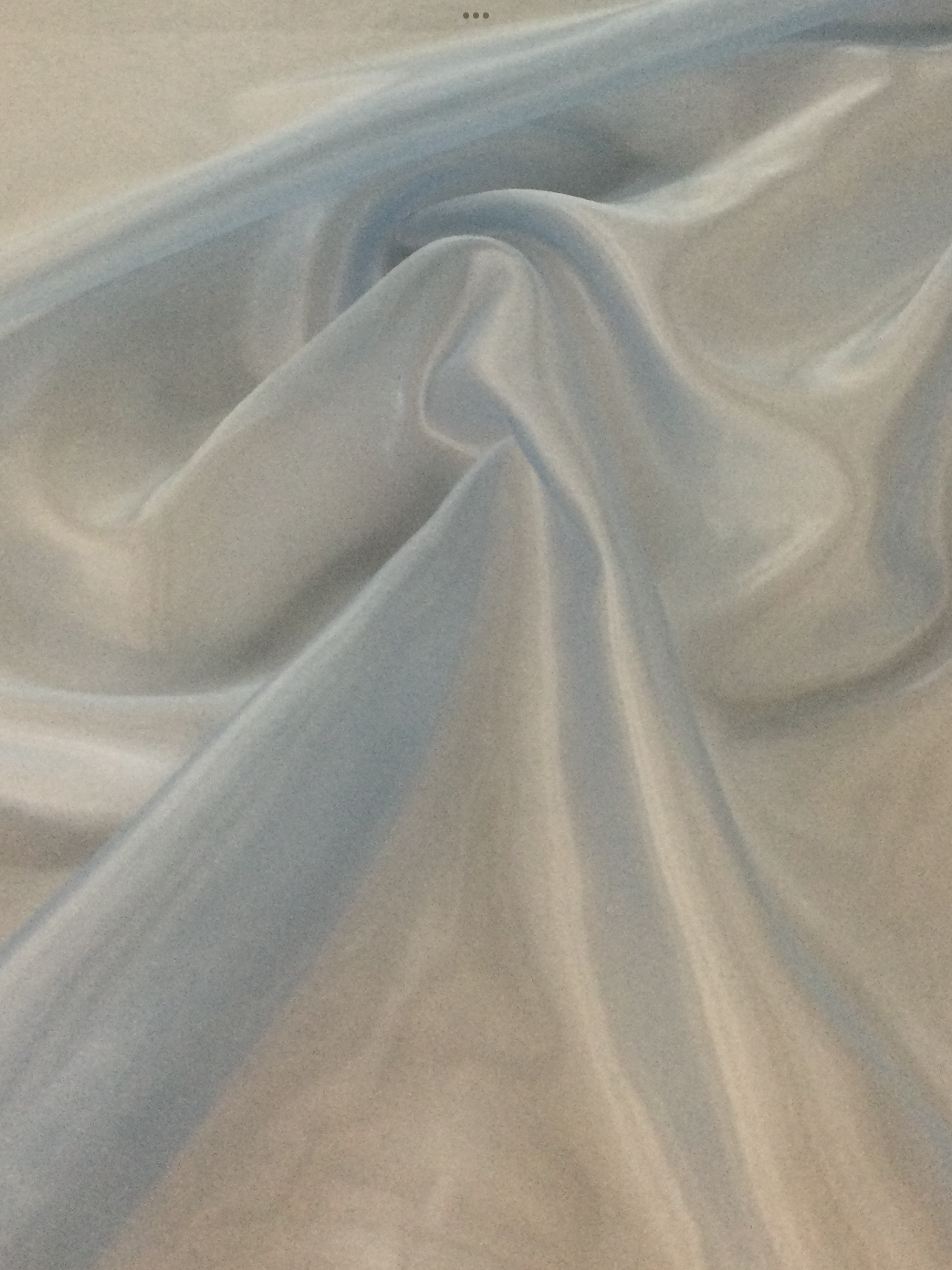 Polyester Shimmer Organza in Baby Blue