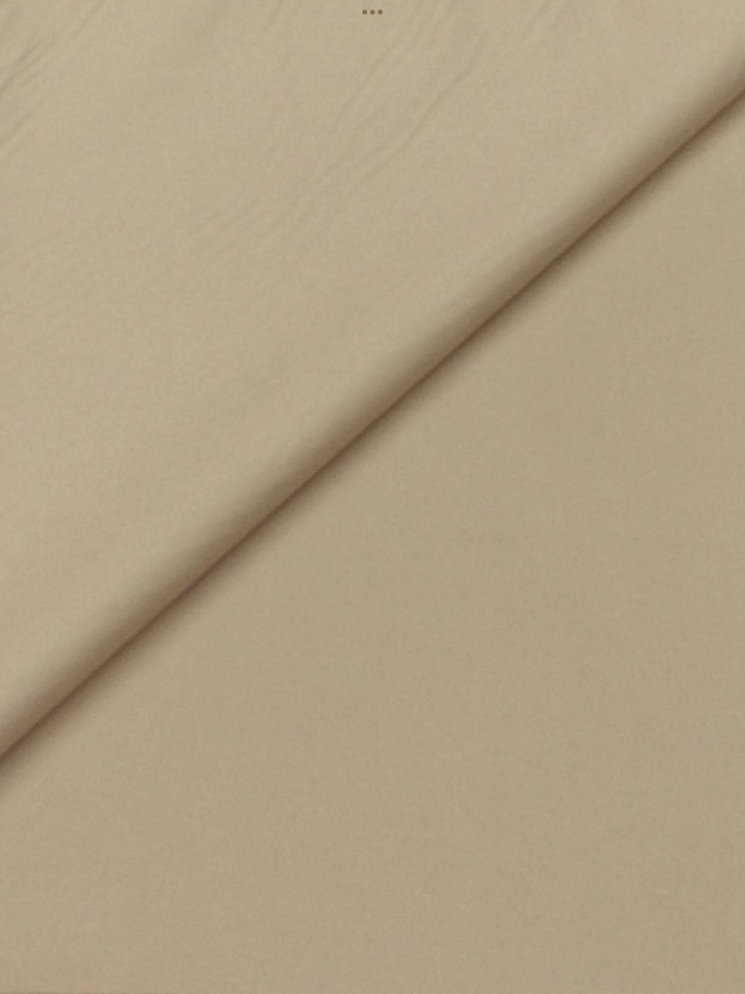 Made in Spain Stretch Cotton Sateen in Dark Cream