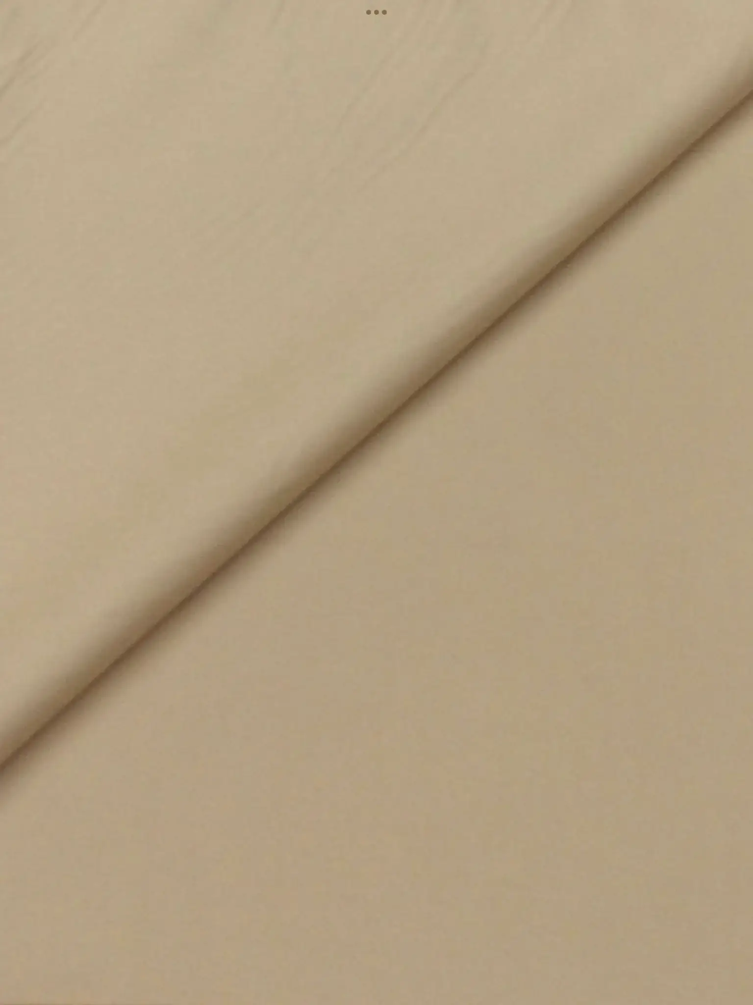 Made in Spain Stretch Cotton Sateen in Dark Cream