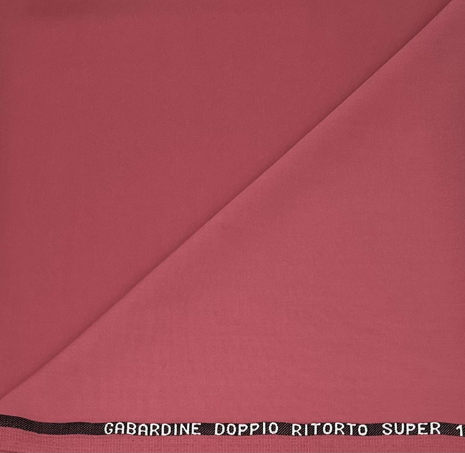 Italian Virgin Wool Gabardine Super 100's in Watermelon