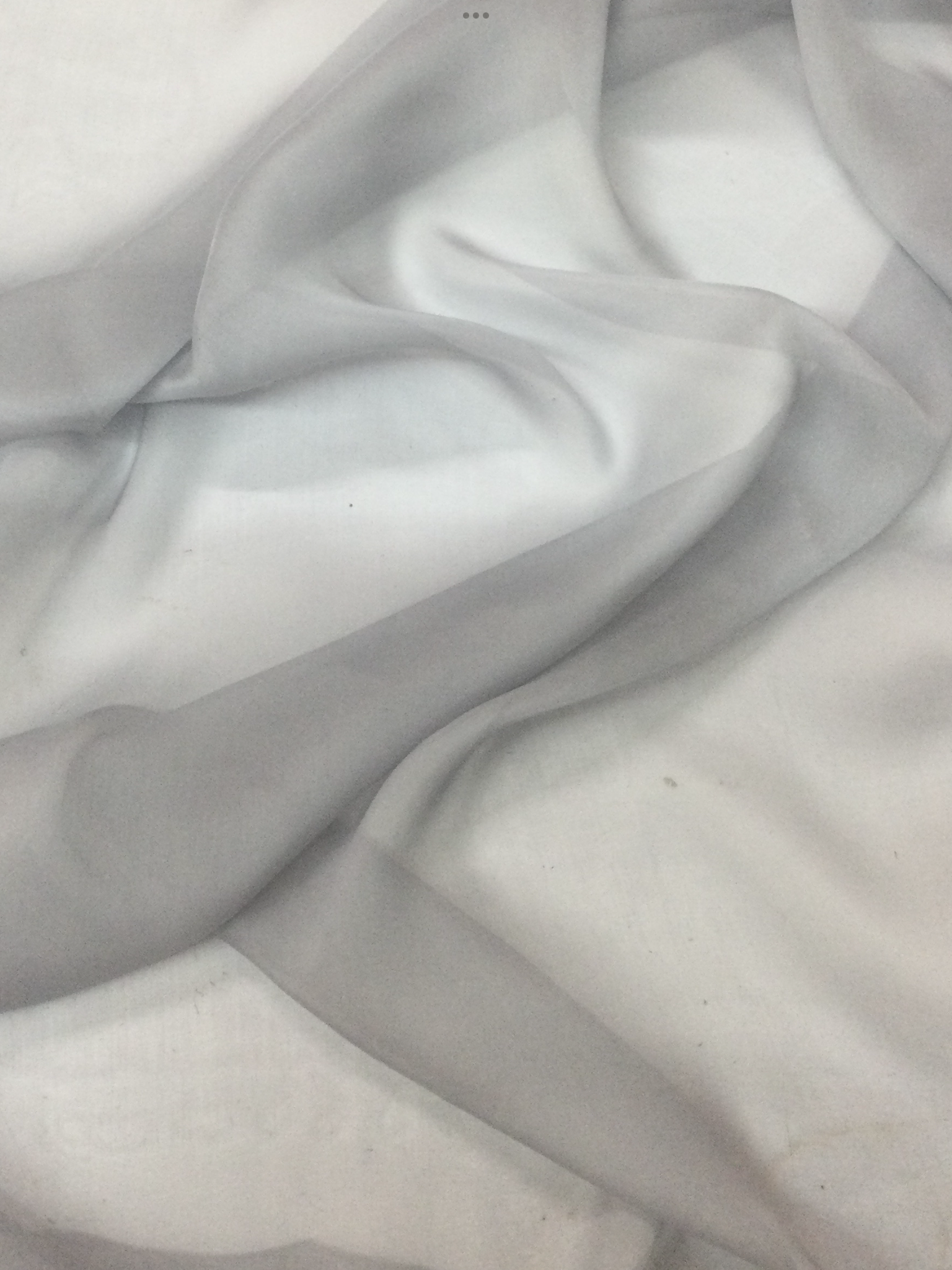 Silk Satin Chiffon in Quicksilver (6.5 momme)