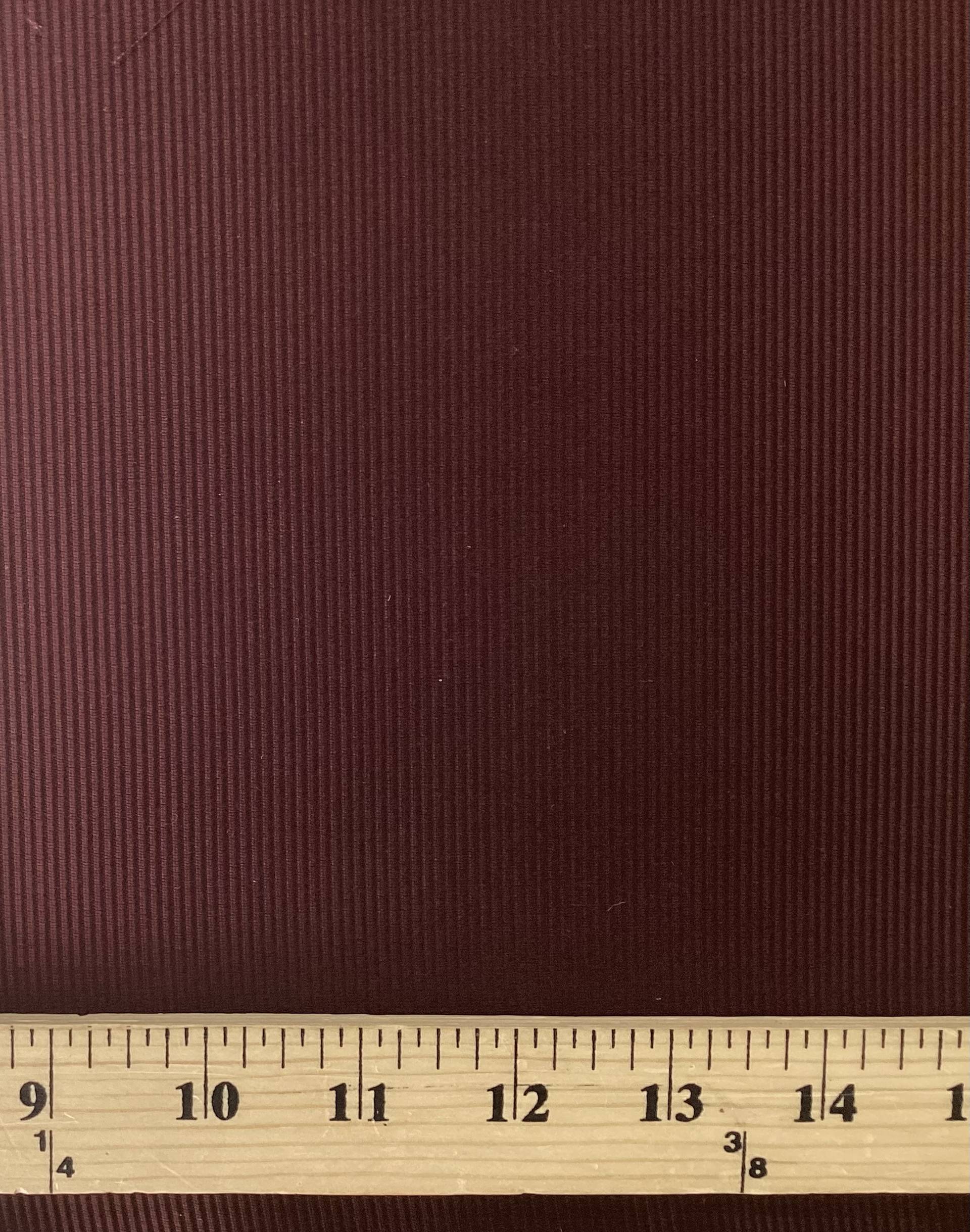 Made in Italy Pure Silk Tissue Faille in Bordeaux