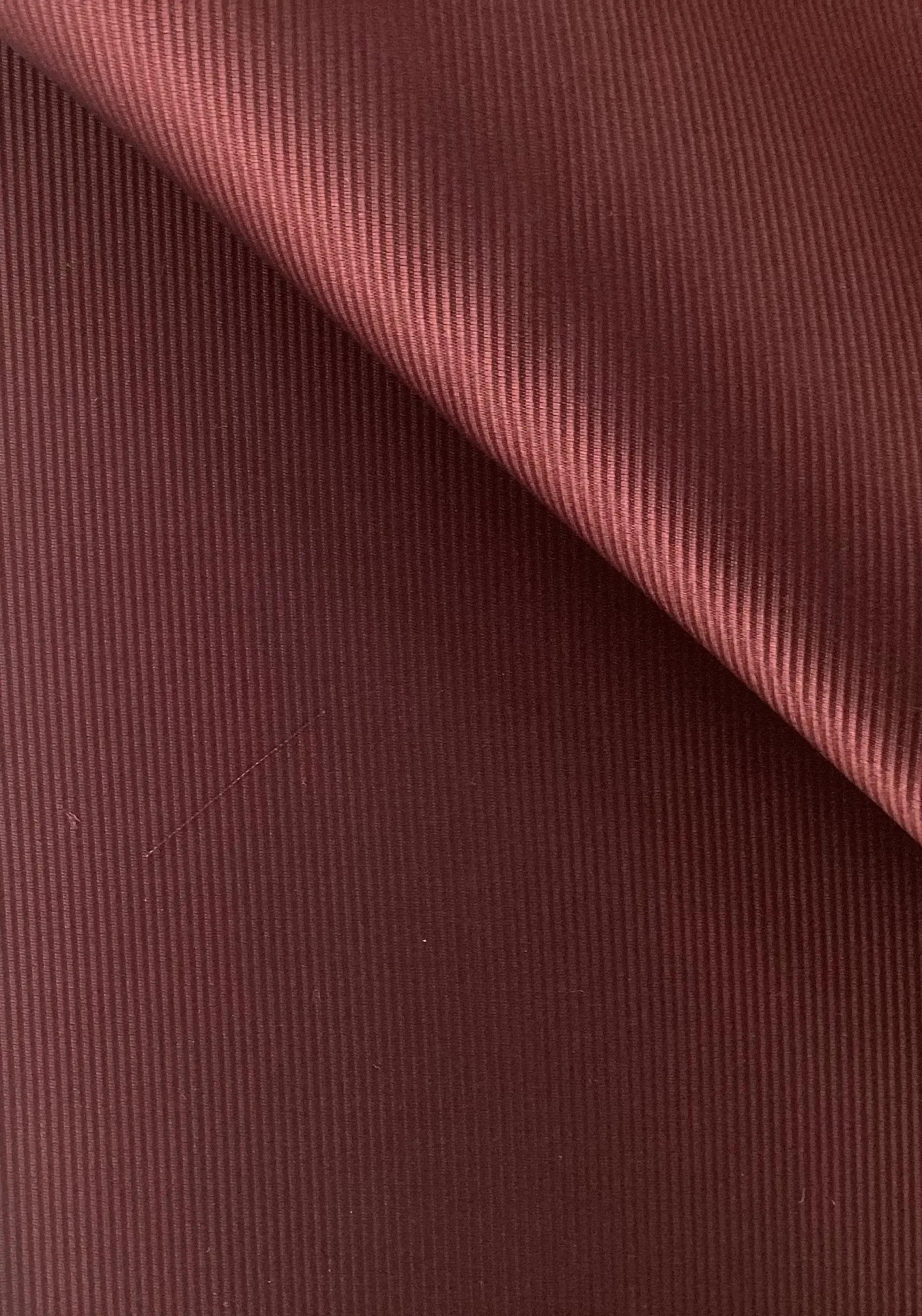 Made in Italy Pure Silk Tissue Faille in Bordeaux