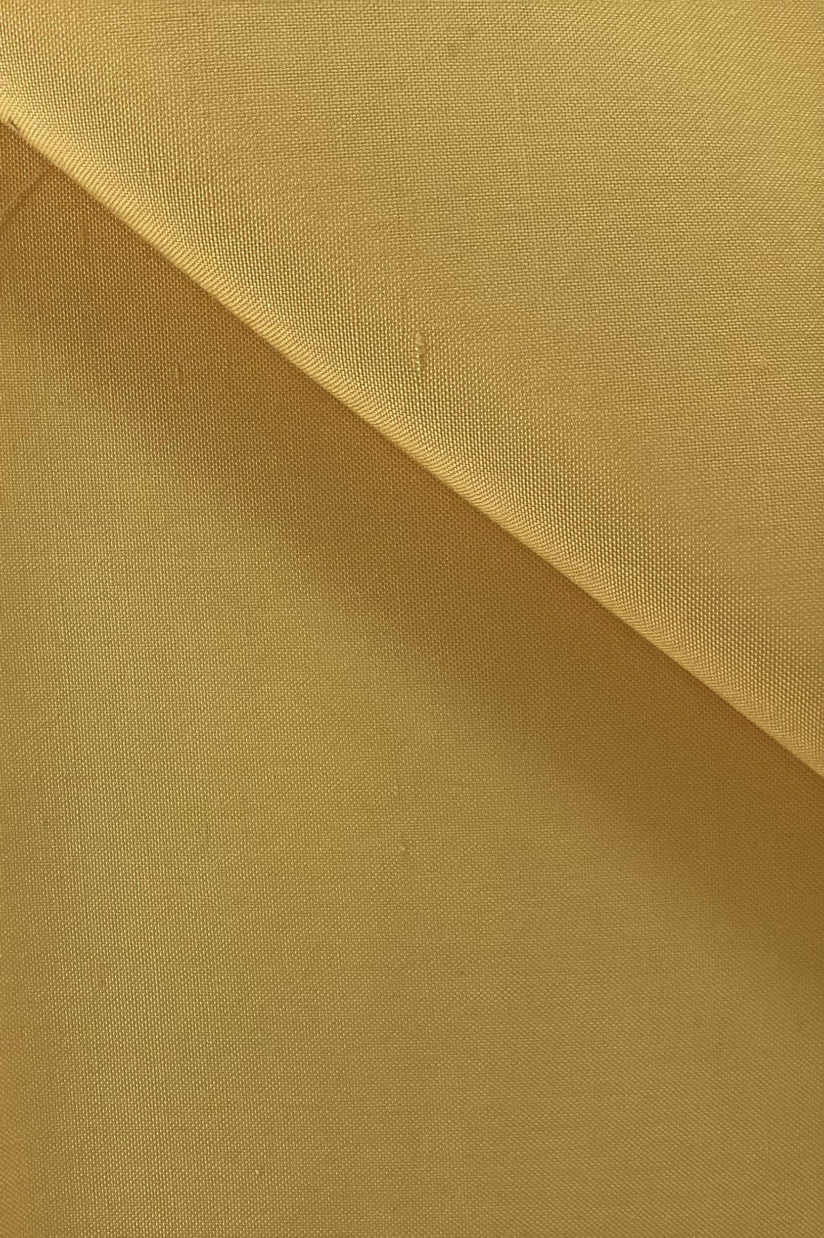 Italian Silk Duppioni in Sunflower