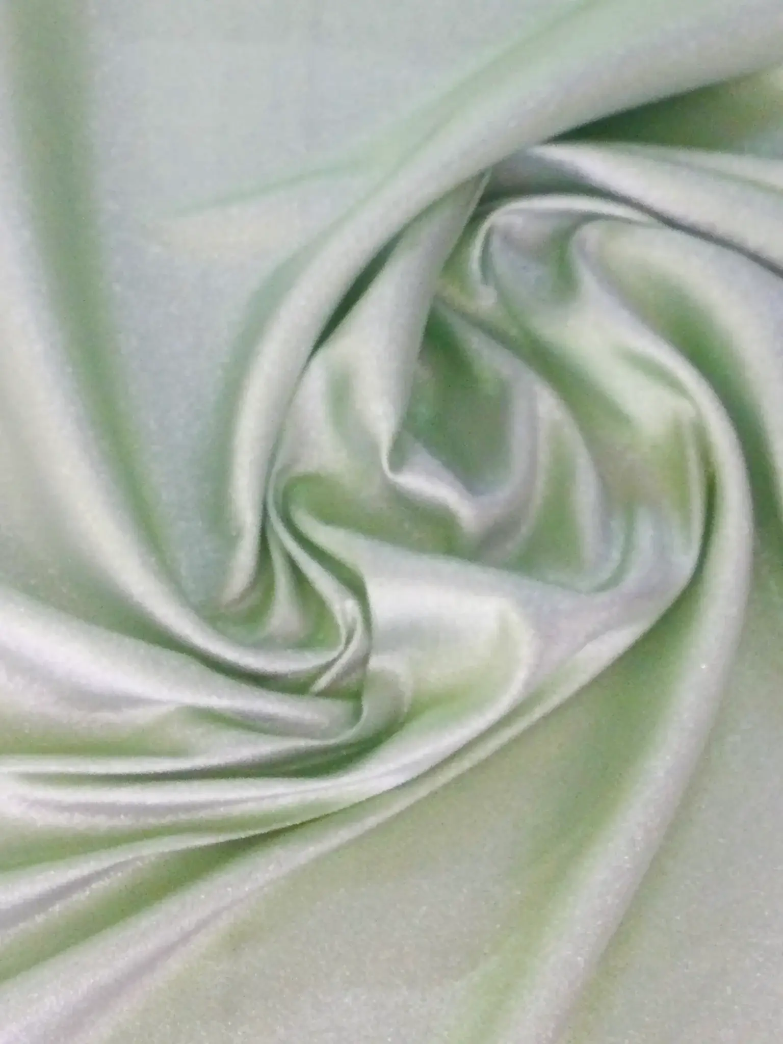Iridescent Polyester Lame in Green/Silver