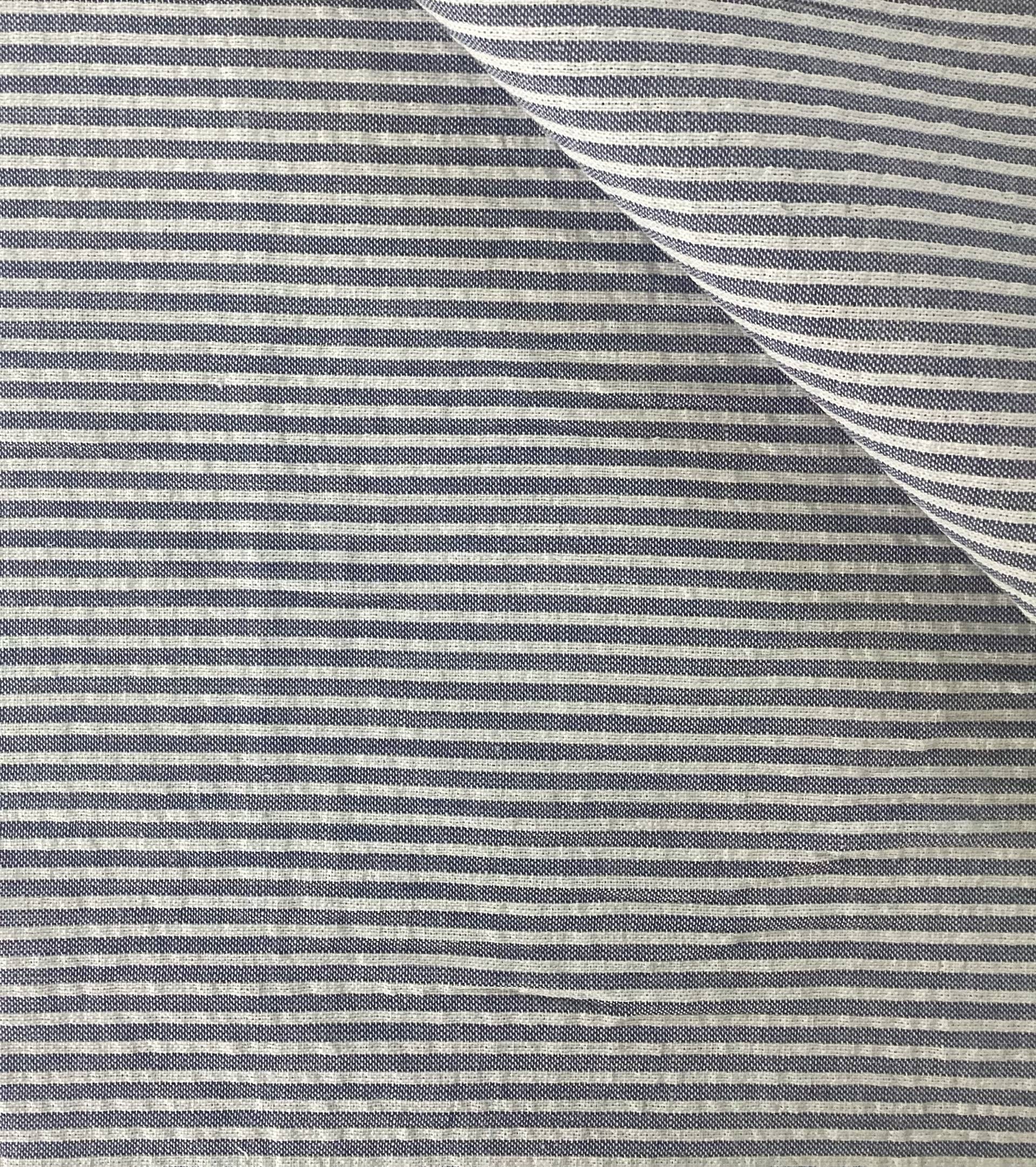 Seersucker Stripe in Indigo