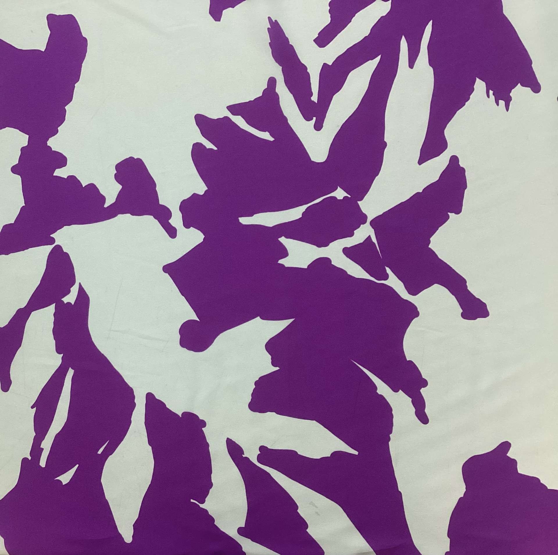 100% Silk Crepe De Chine Abstract Print
