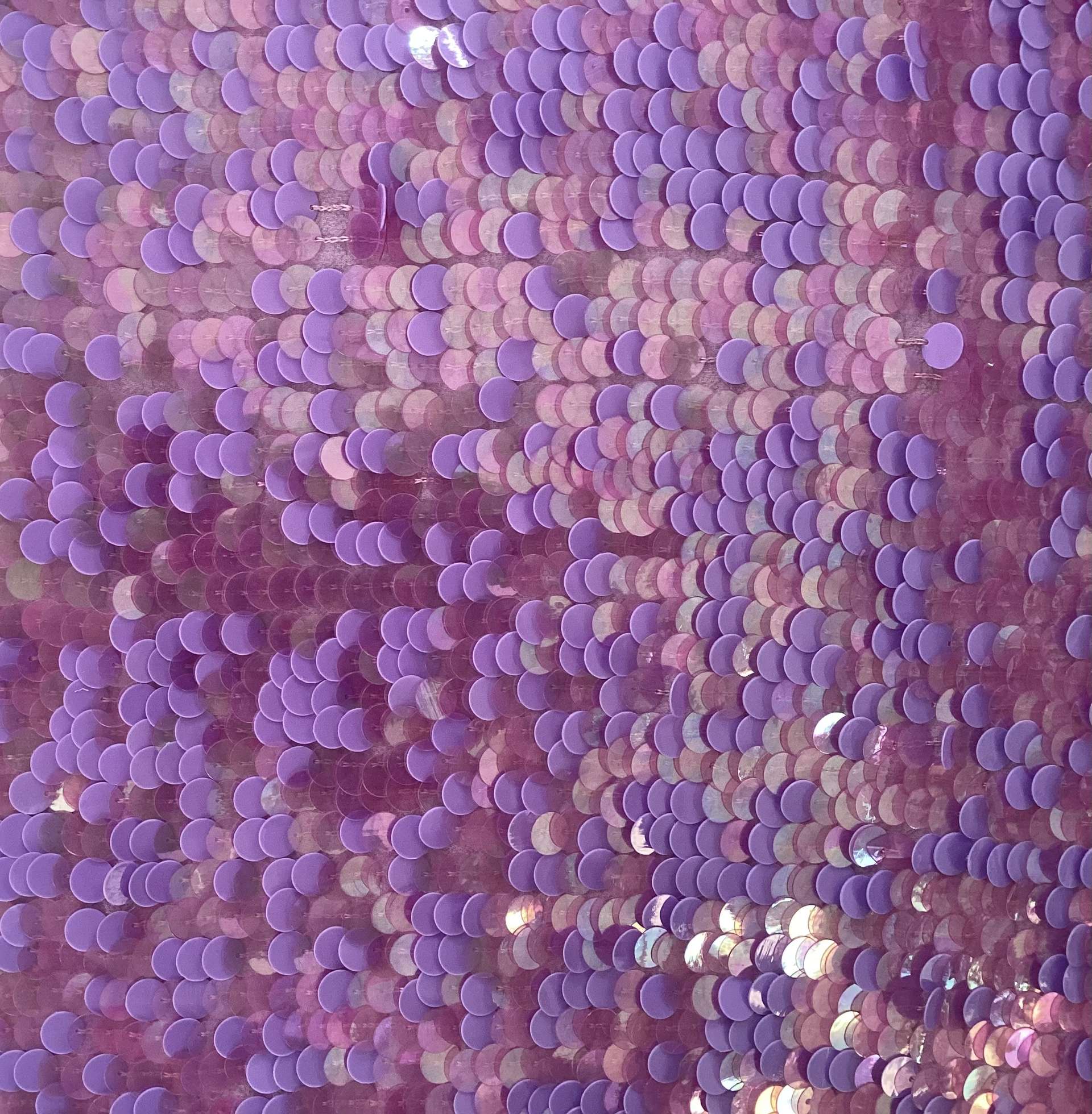 Paillettes on Silk Chiffon in Pansy