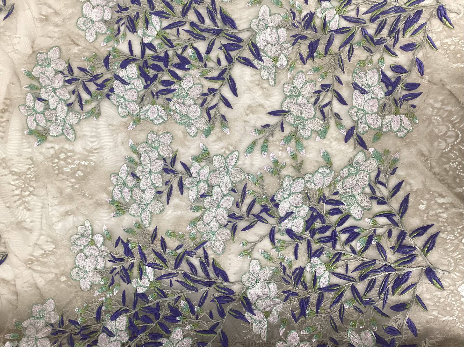 Embroidered Chantilly Lace