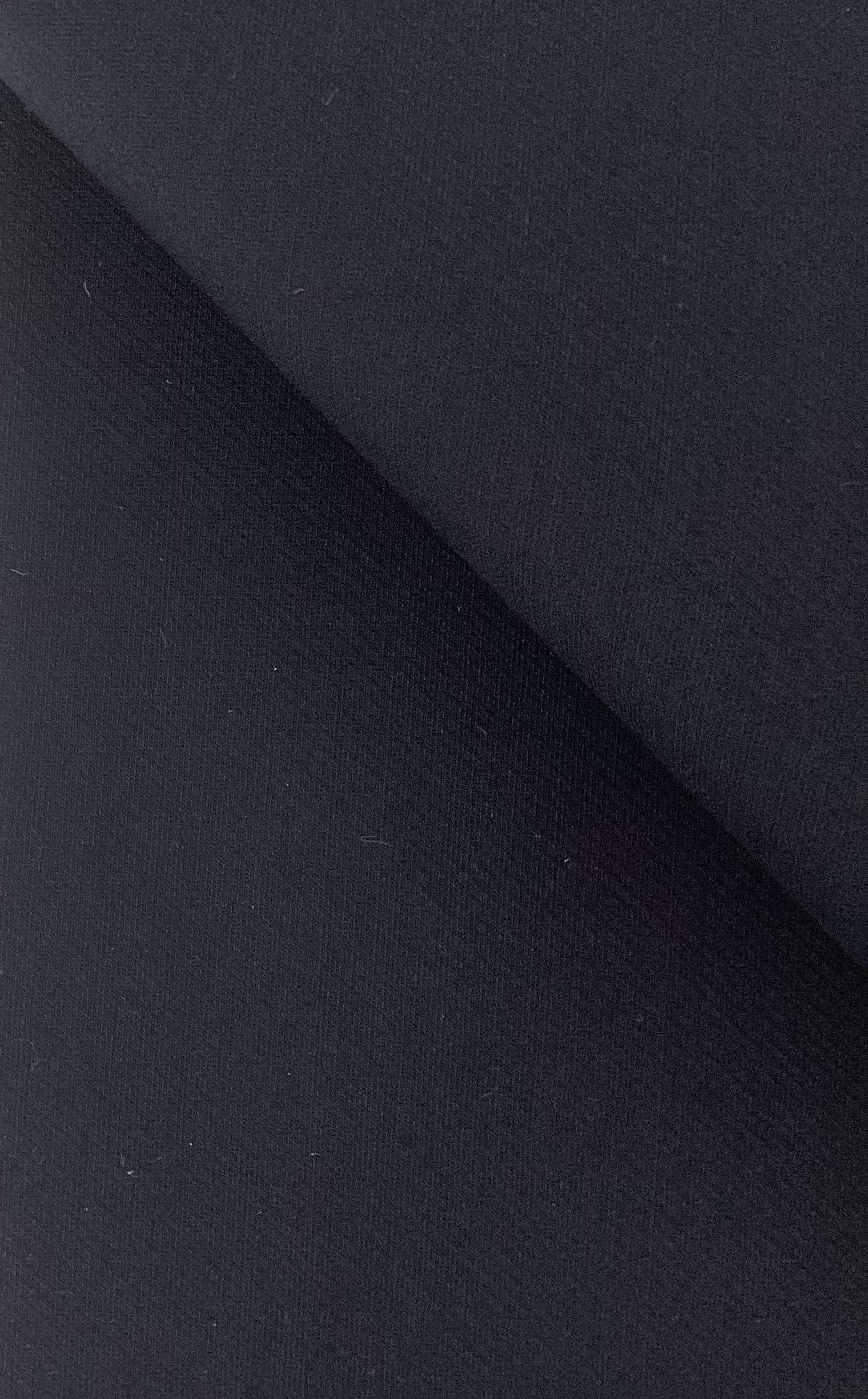 Italian Heavy Silk and Wool in Dark Navy