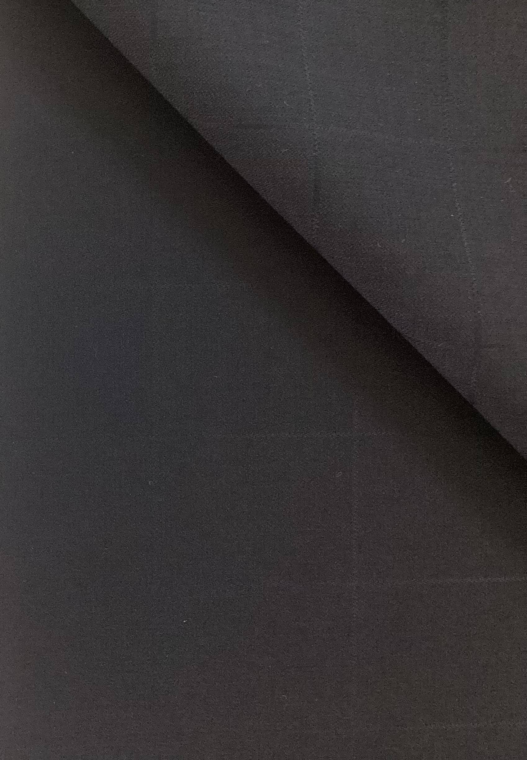 English Super 150's Wool Windowpane In Midnight Navy