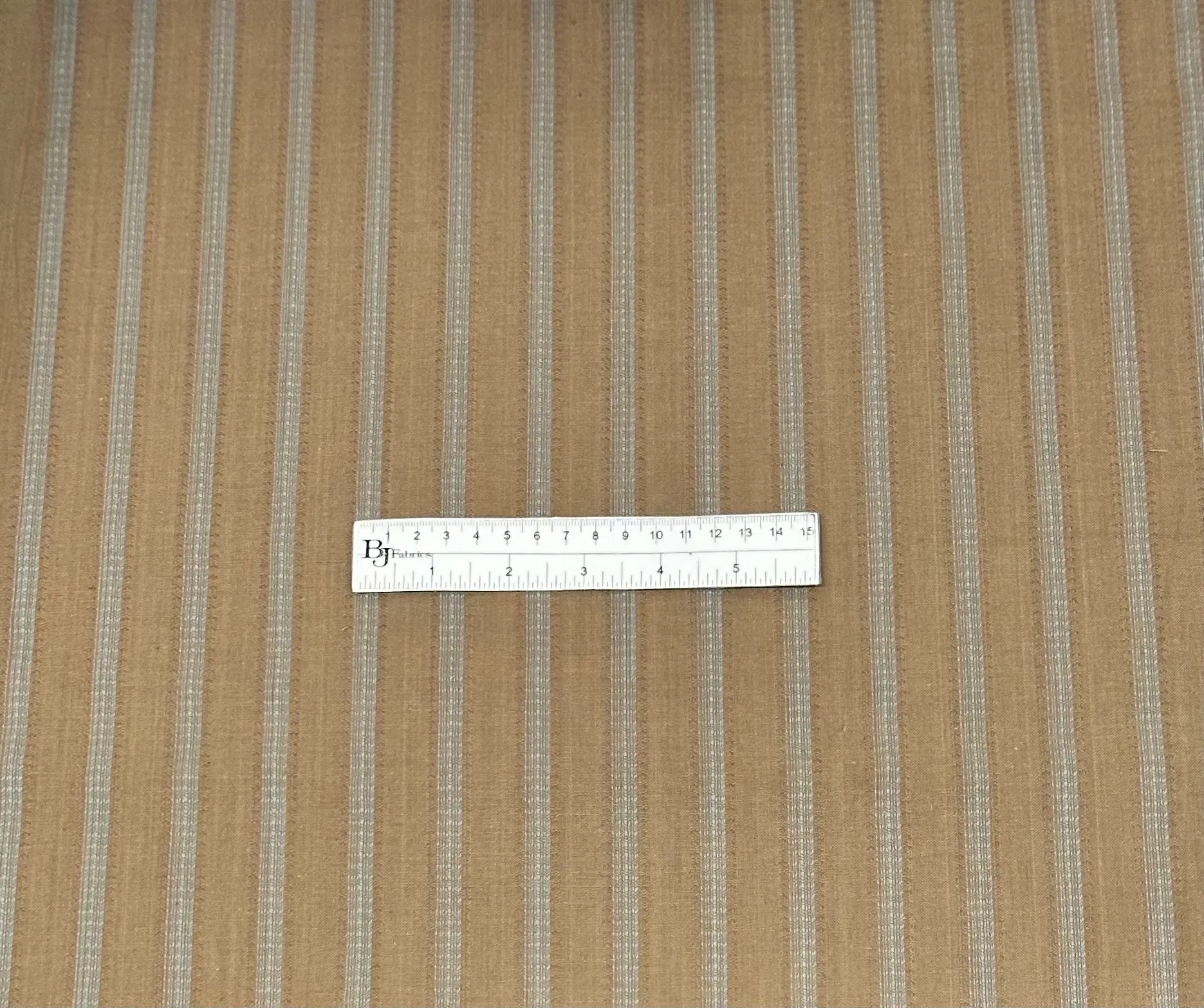Woven Cotton Novelty Stripe in Cocoa Blue