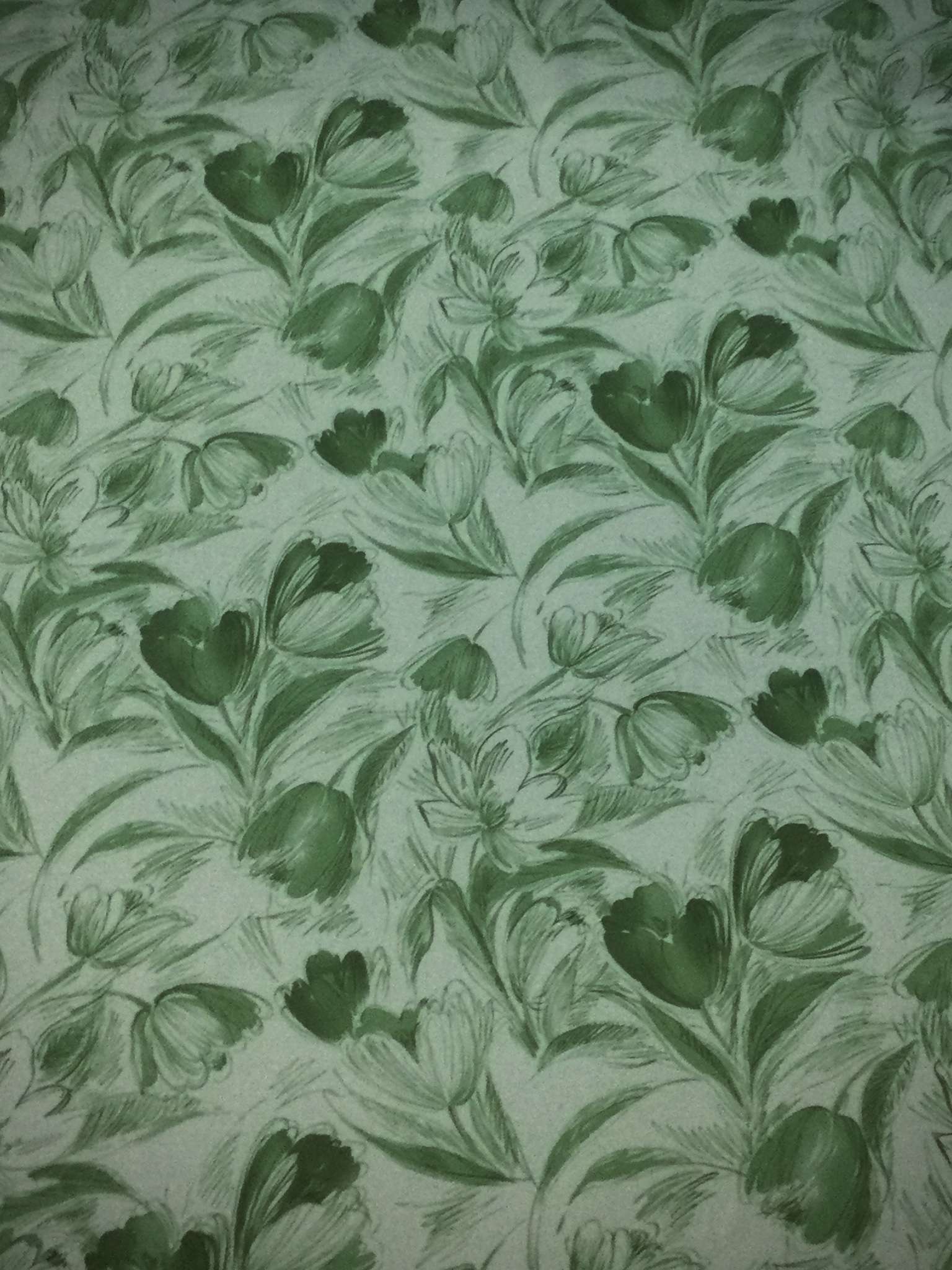 Italian Floral Printed Silk Satin Chiffon