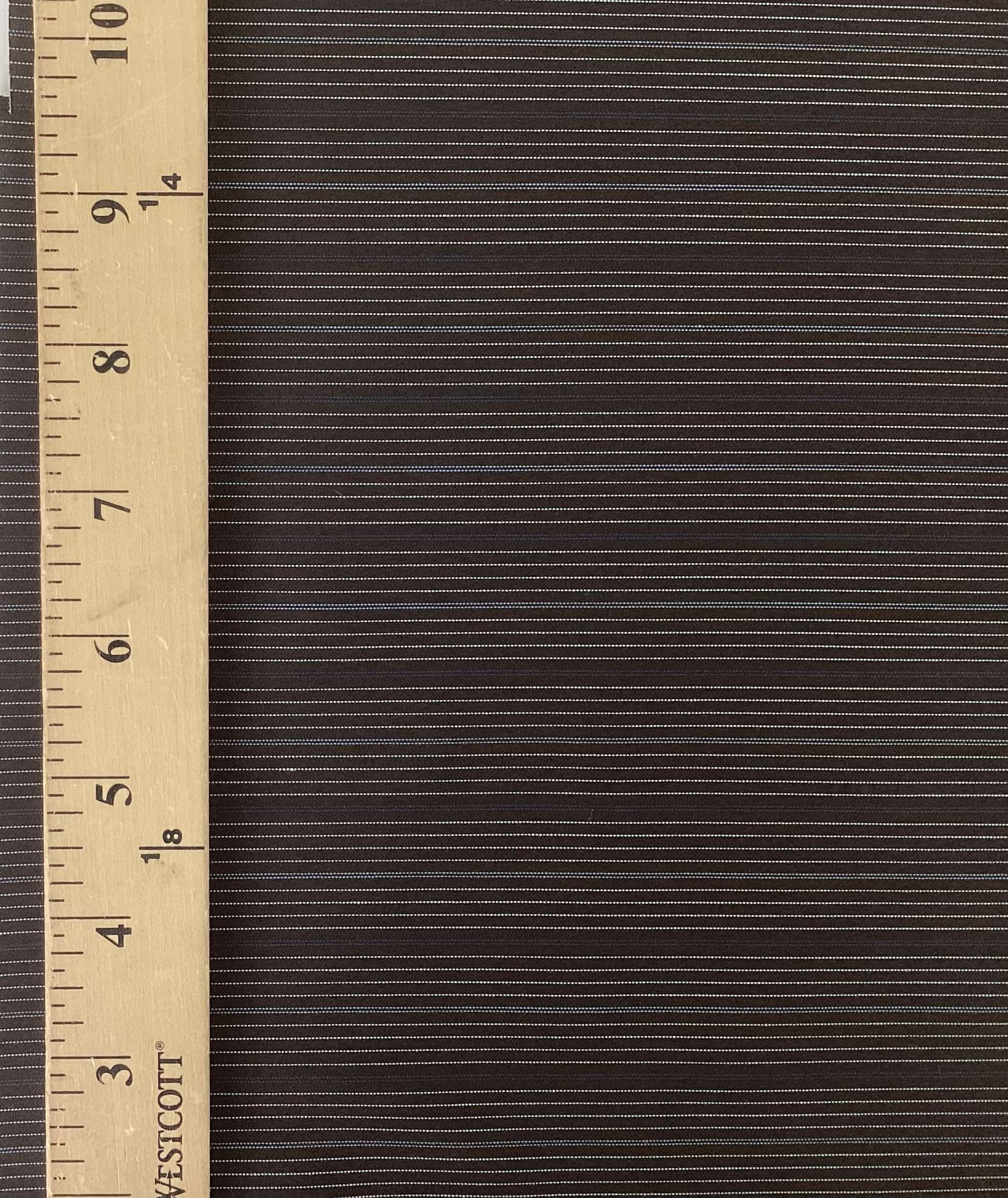 Stretch Cotton Blend Shirting Woven Stripe