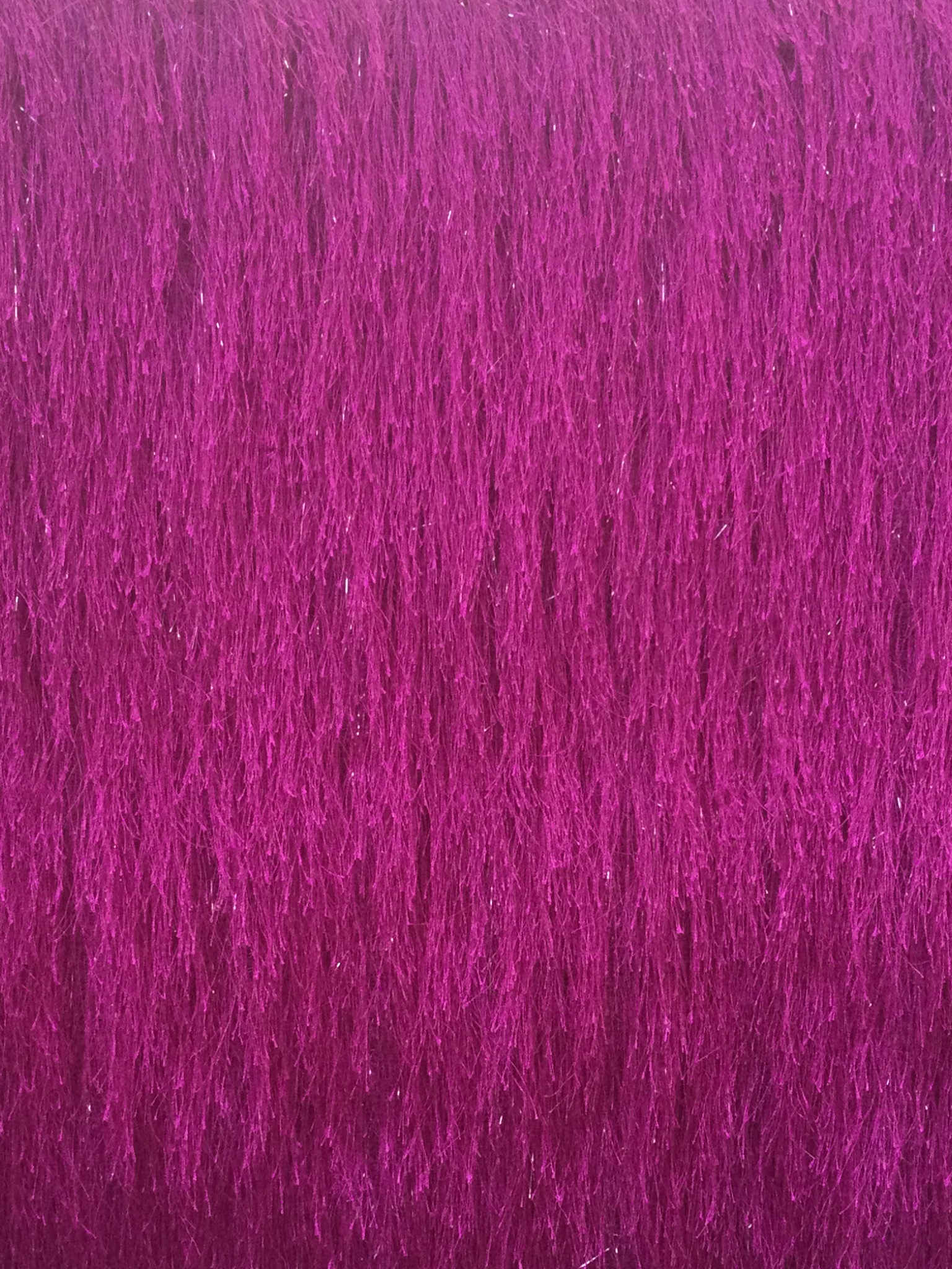 Polyester Lurex Eyelash in Fuchsia