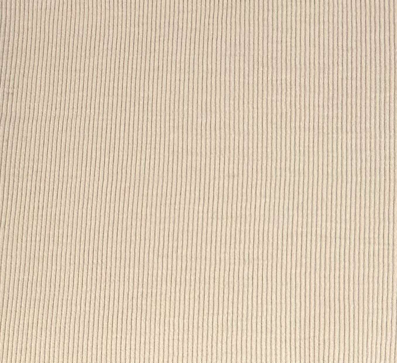 Austrian Virgin Wool Rib Knit in Nude