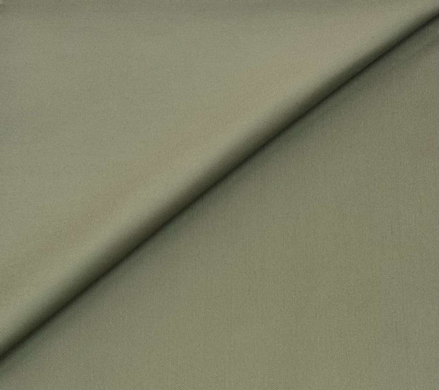 Japanese Cotton Stretch Twill in Herb Green