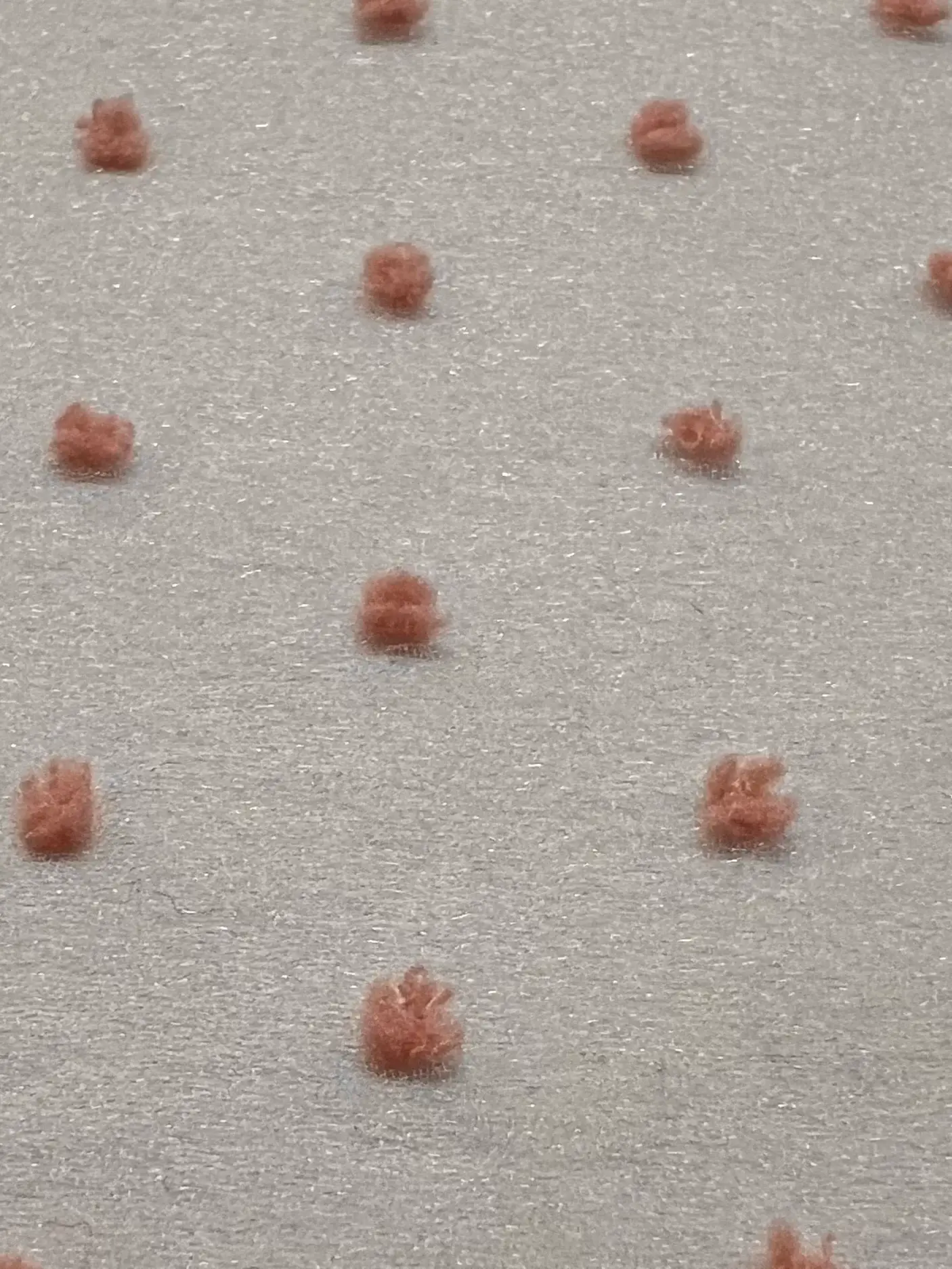 Polyester Swiss Dot Crinkle Organza in Pale Pink