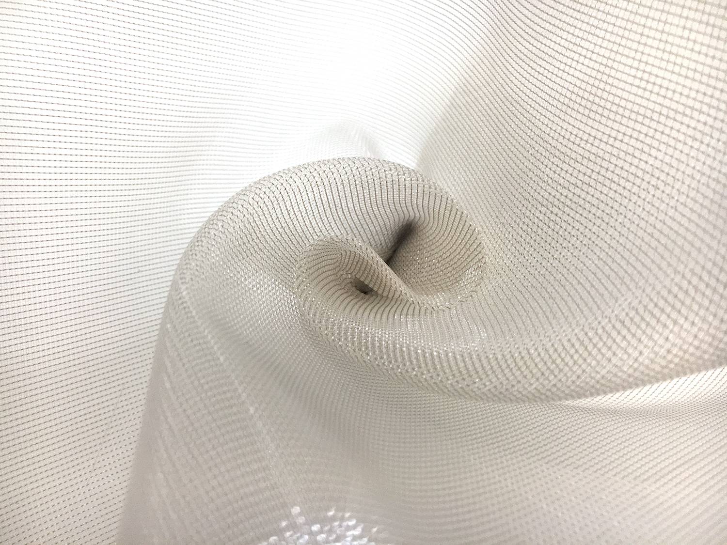 Italian Nylon Blend Mesh in Warm Grey1