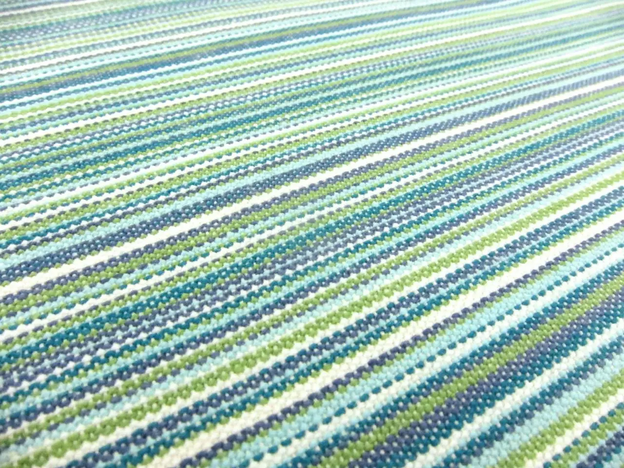 Cotton Woven Stripe in Caribe2