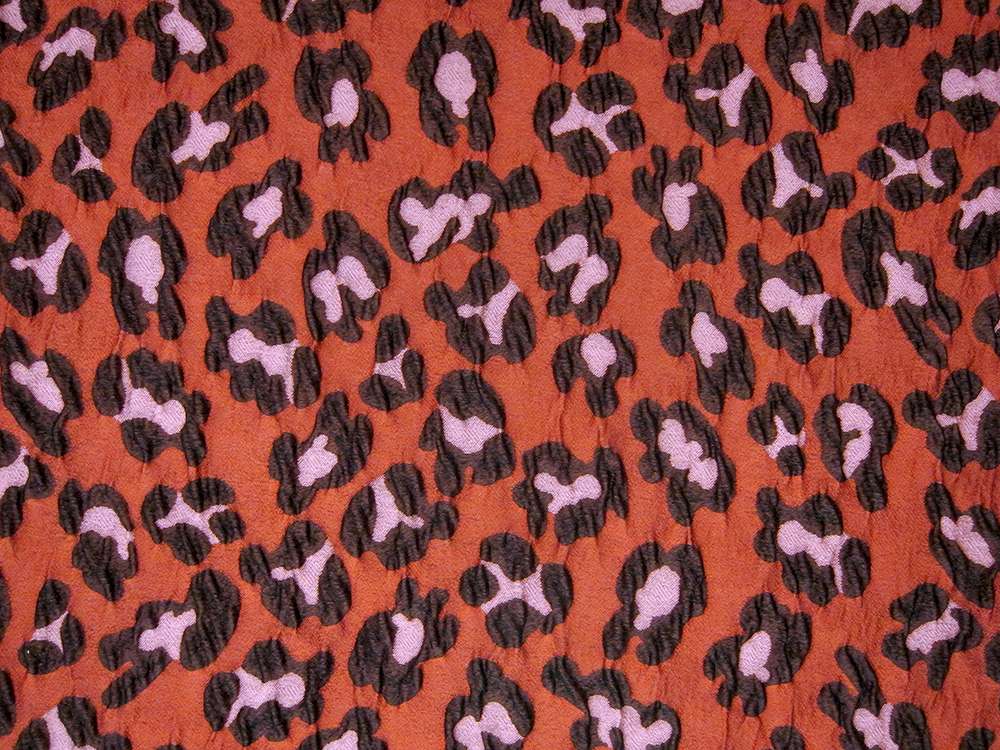 Animal Print Cloqué