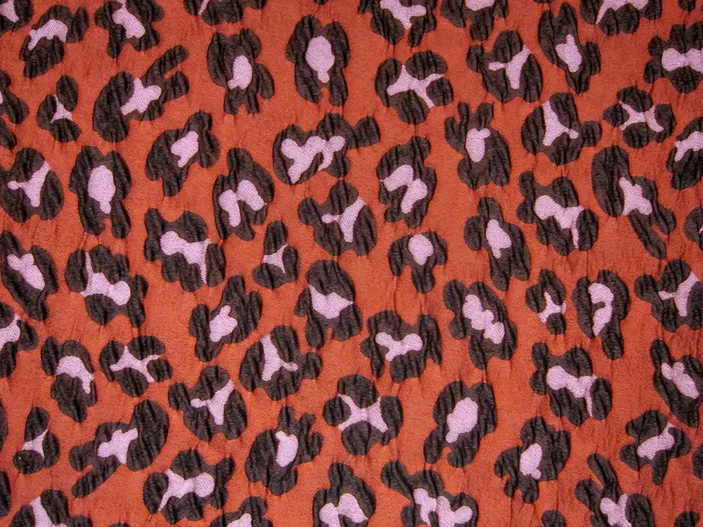 Animal Print Cloqué0