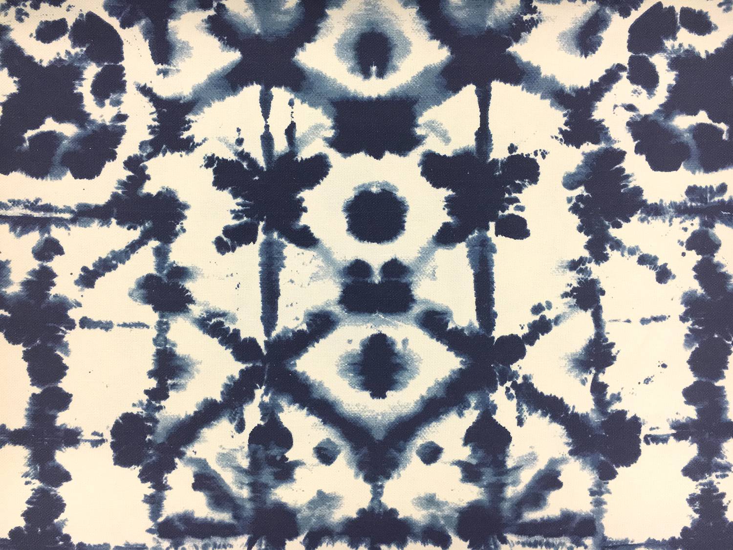 Linen Cotton Canvas Rorschach Print0