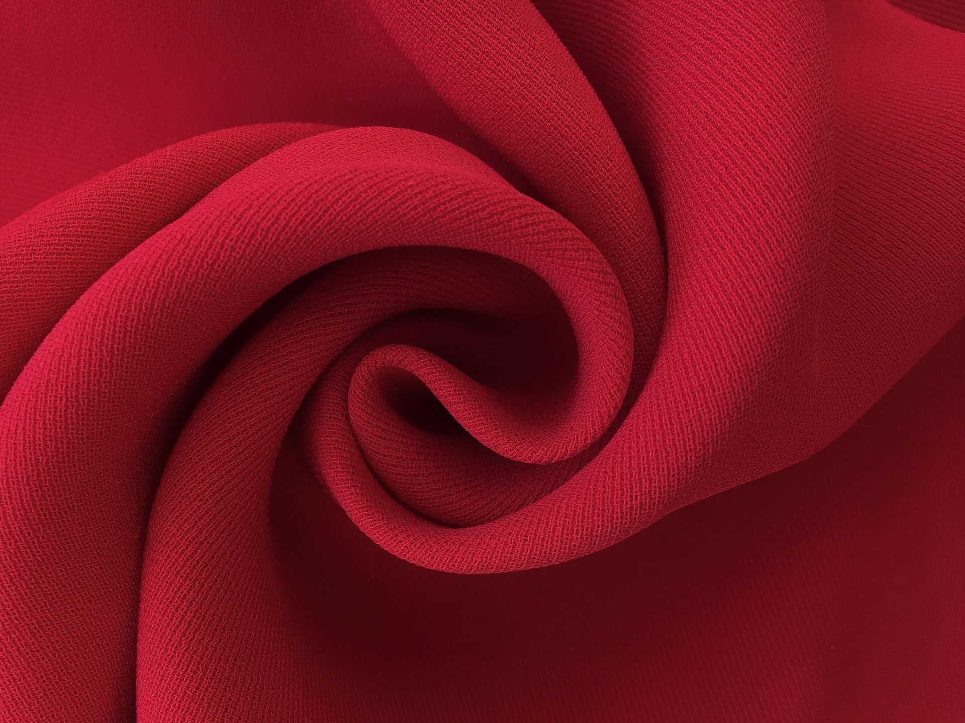 6Ply Silk Crepe in Bright Red0
