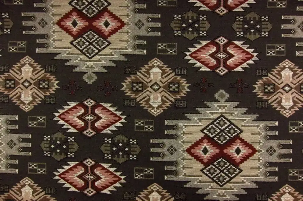 Cotton Blend Upholstery with Woven Native Pattern0