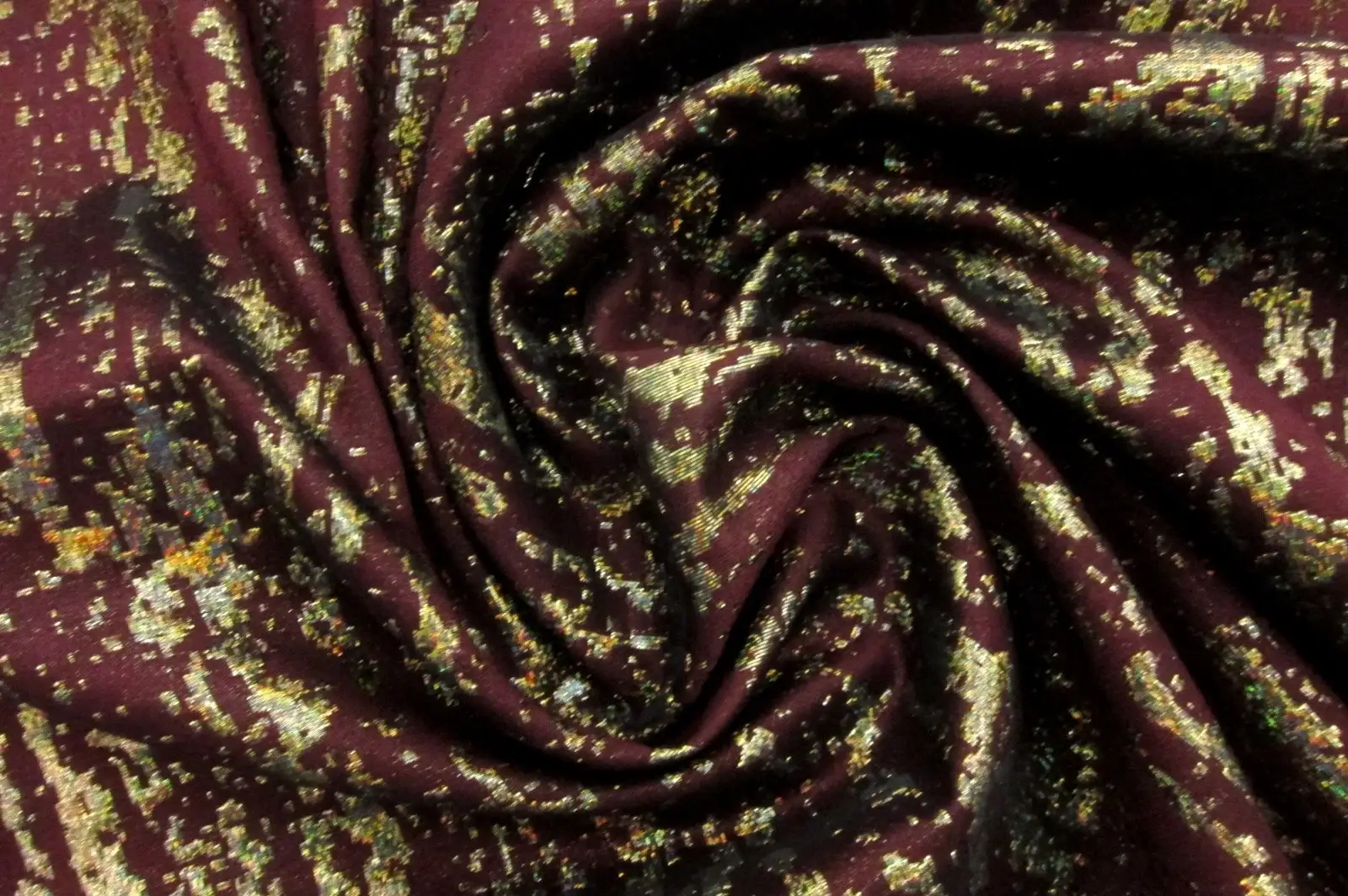 Metallic Hologram Damask3