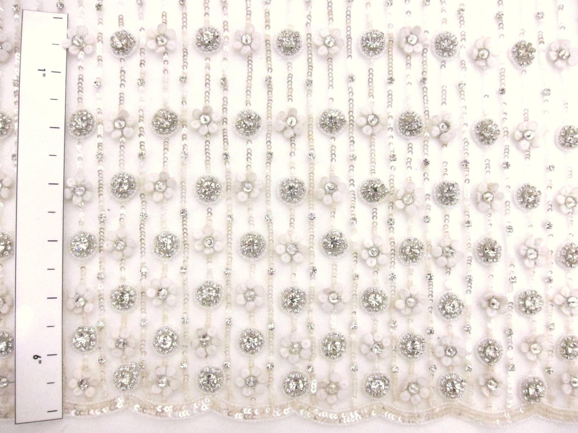 Degradé Hand Beaded and ReEmbroidered Tulle3