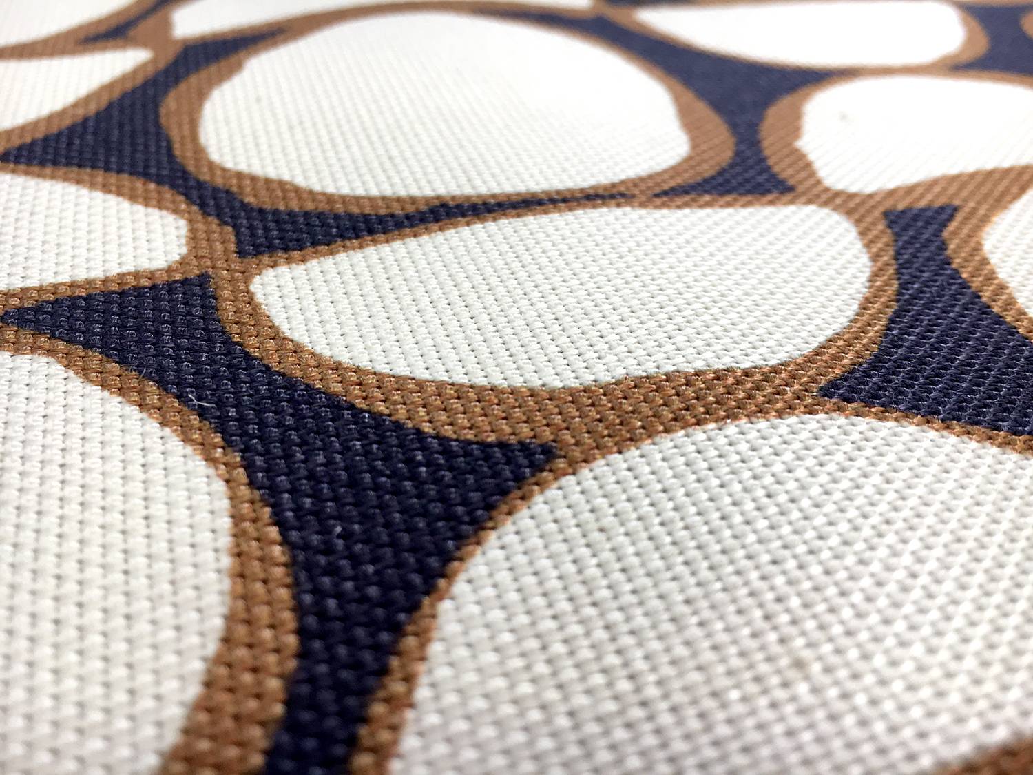 Cotton and Viscose Blend Light Weight Canvas with Geometric Patterns2