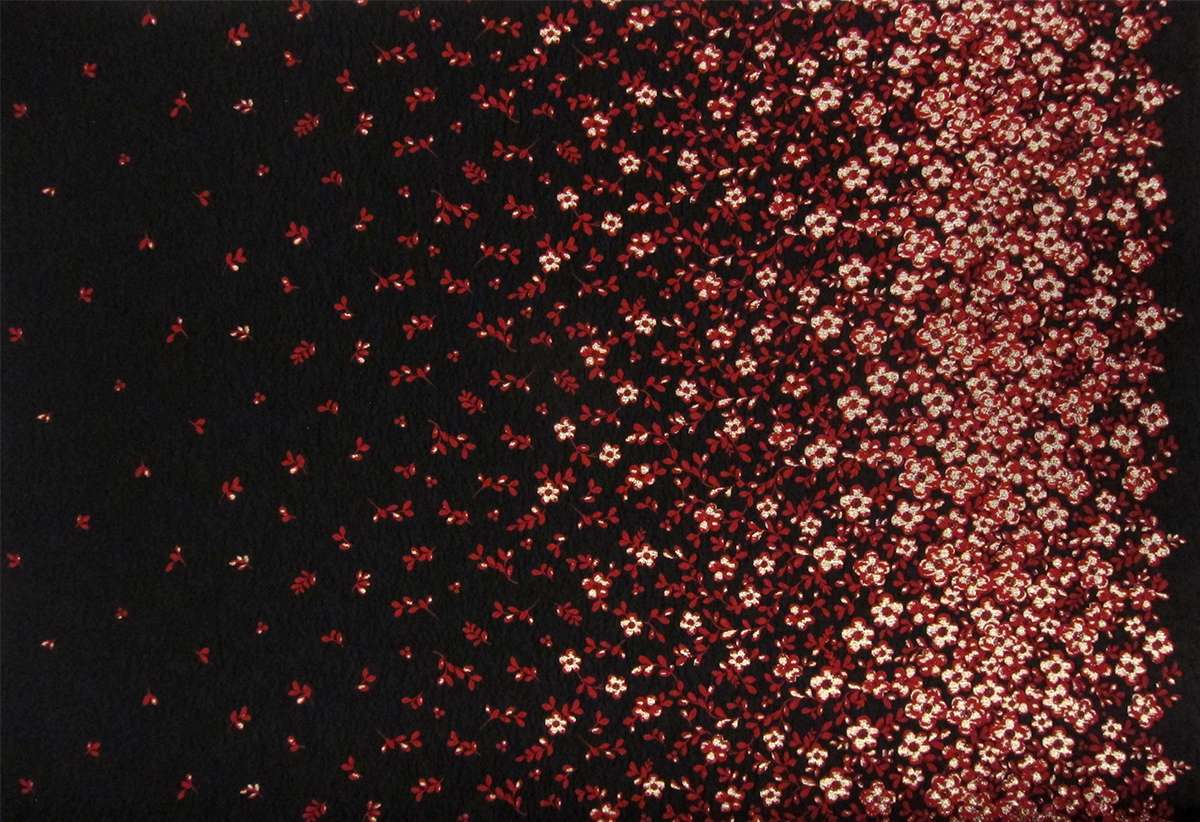 Polyester and Silk Blend Metallic Brocade