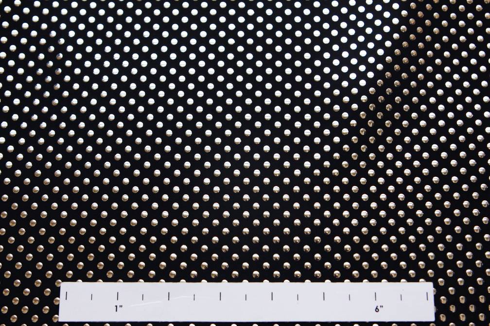 Poly Spandex with Metallic Dots1
