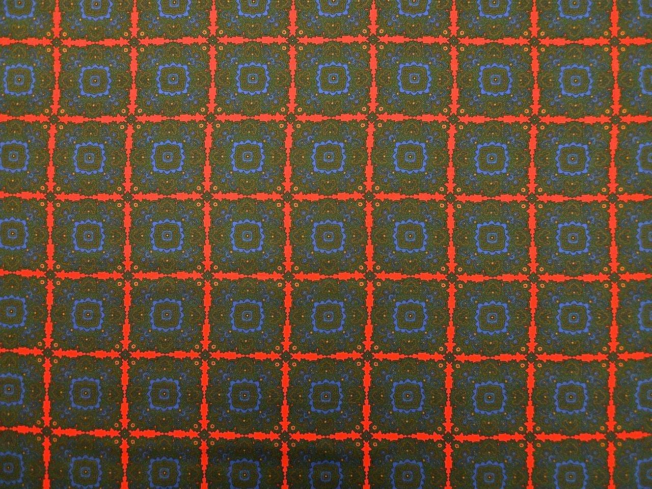 Printed Silk Twill0
