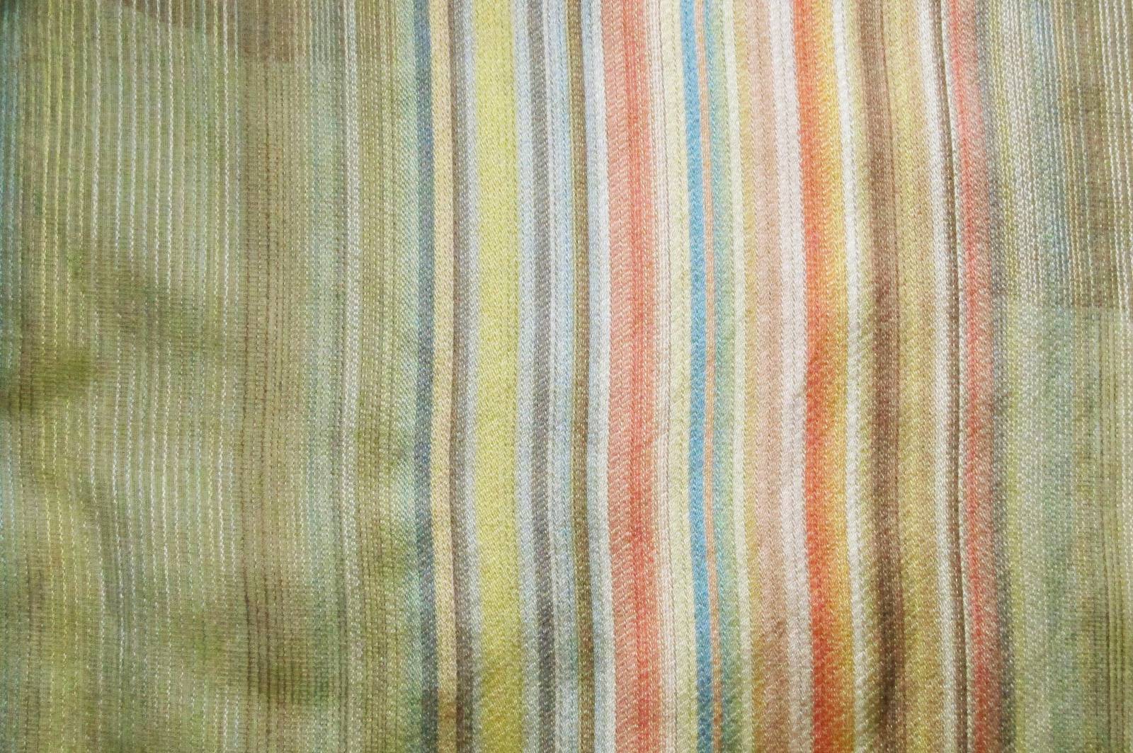 Silk Blend Organza Woven Stripe0
