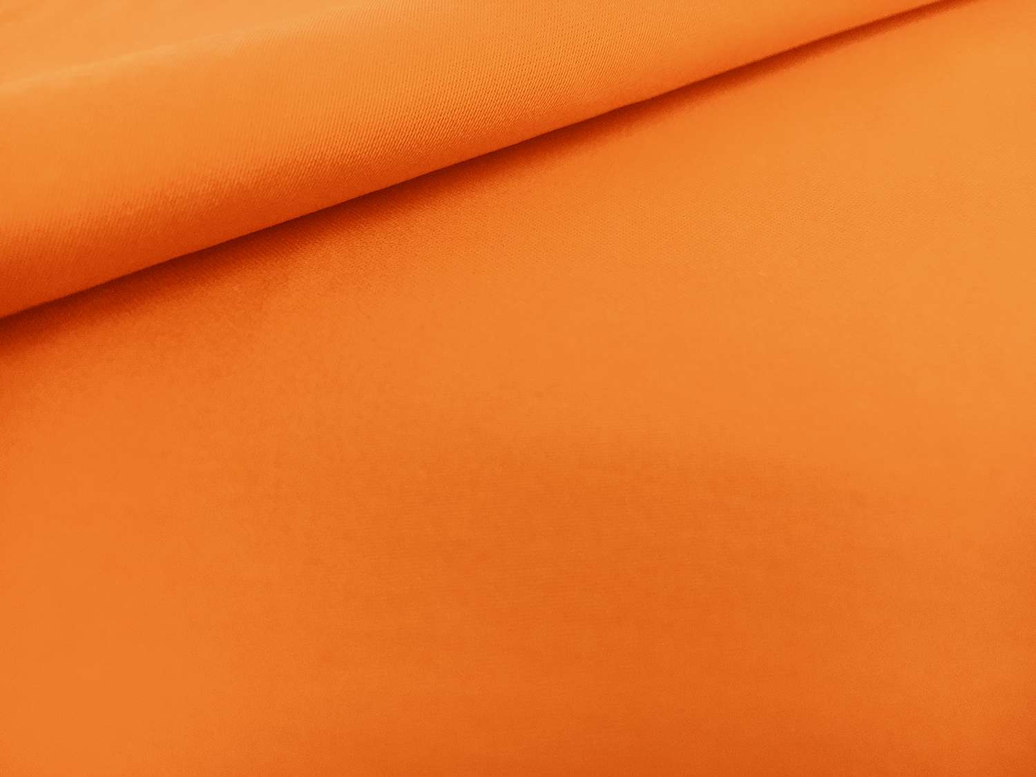 Egyptian Cotton Sateen in Tangerine