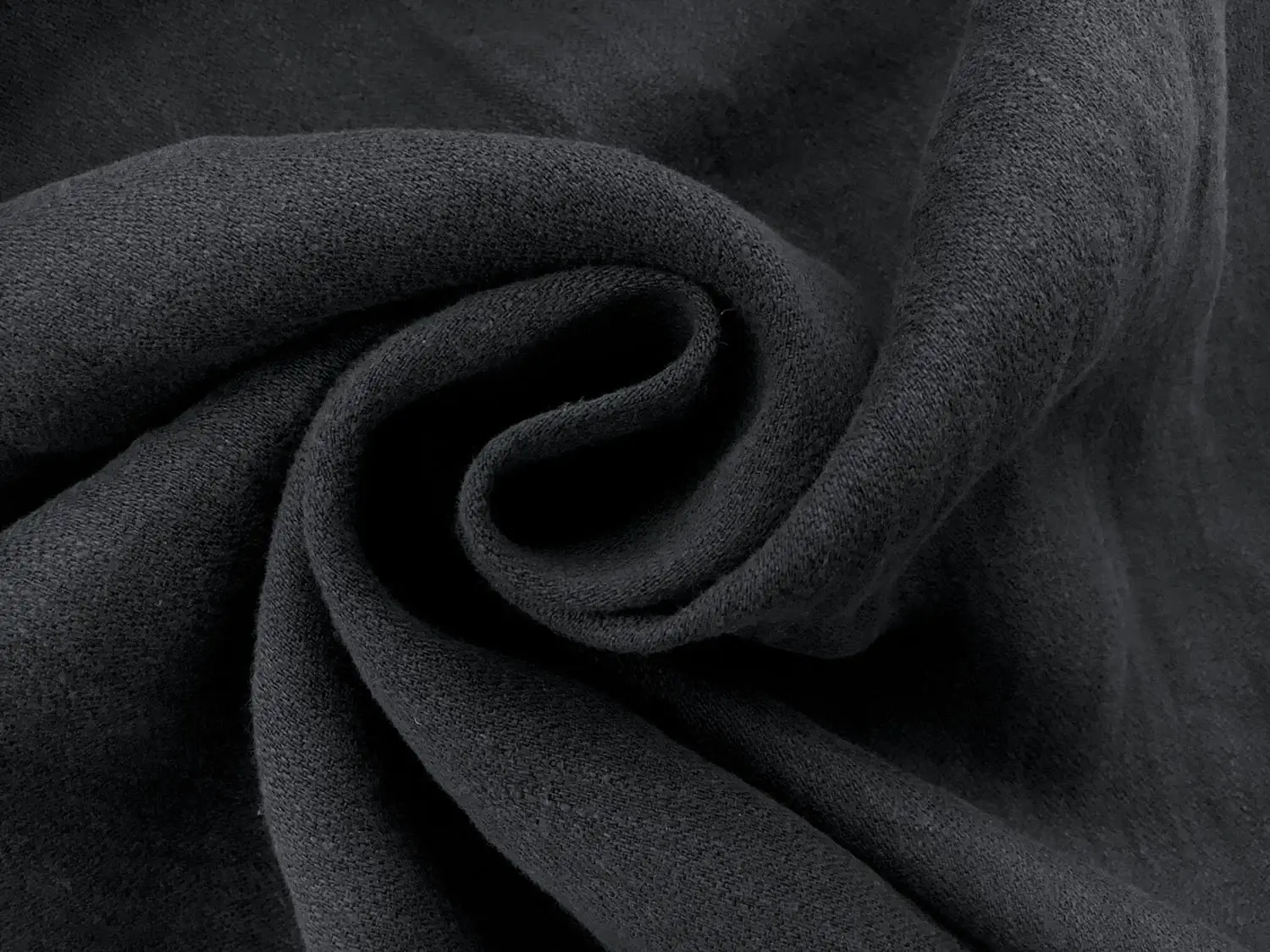 Sanded Barathea Linen in Navy1