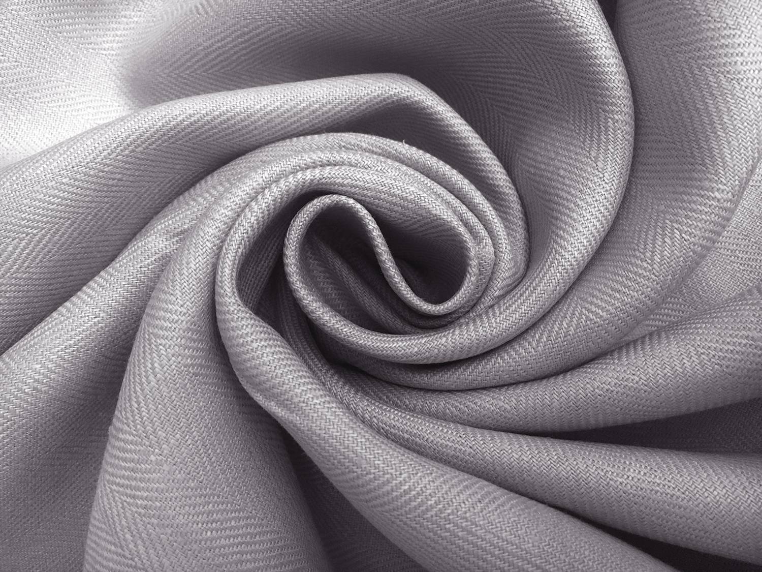 Upholstery Linen Herringbone in Silver1