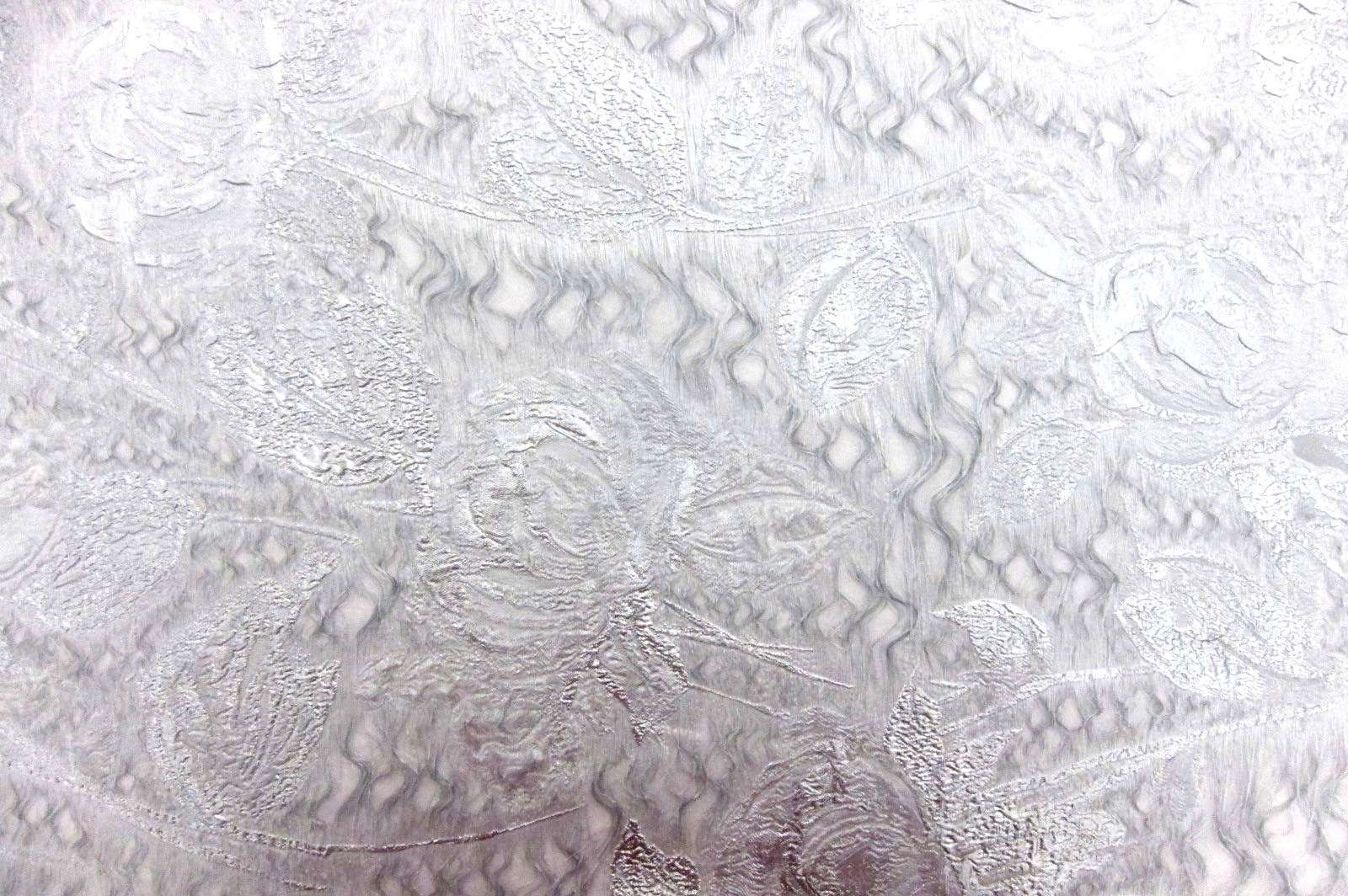 Silk Blend Metallic Cloqué0
