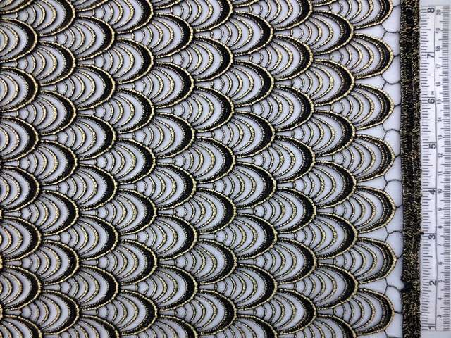 Metallic Guipure Lace0